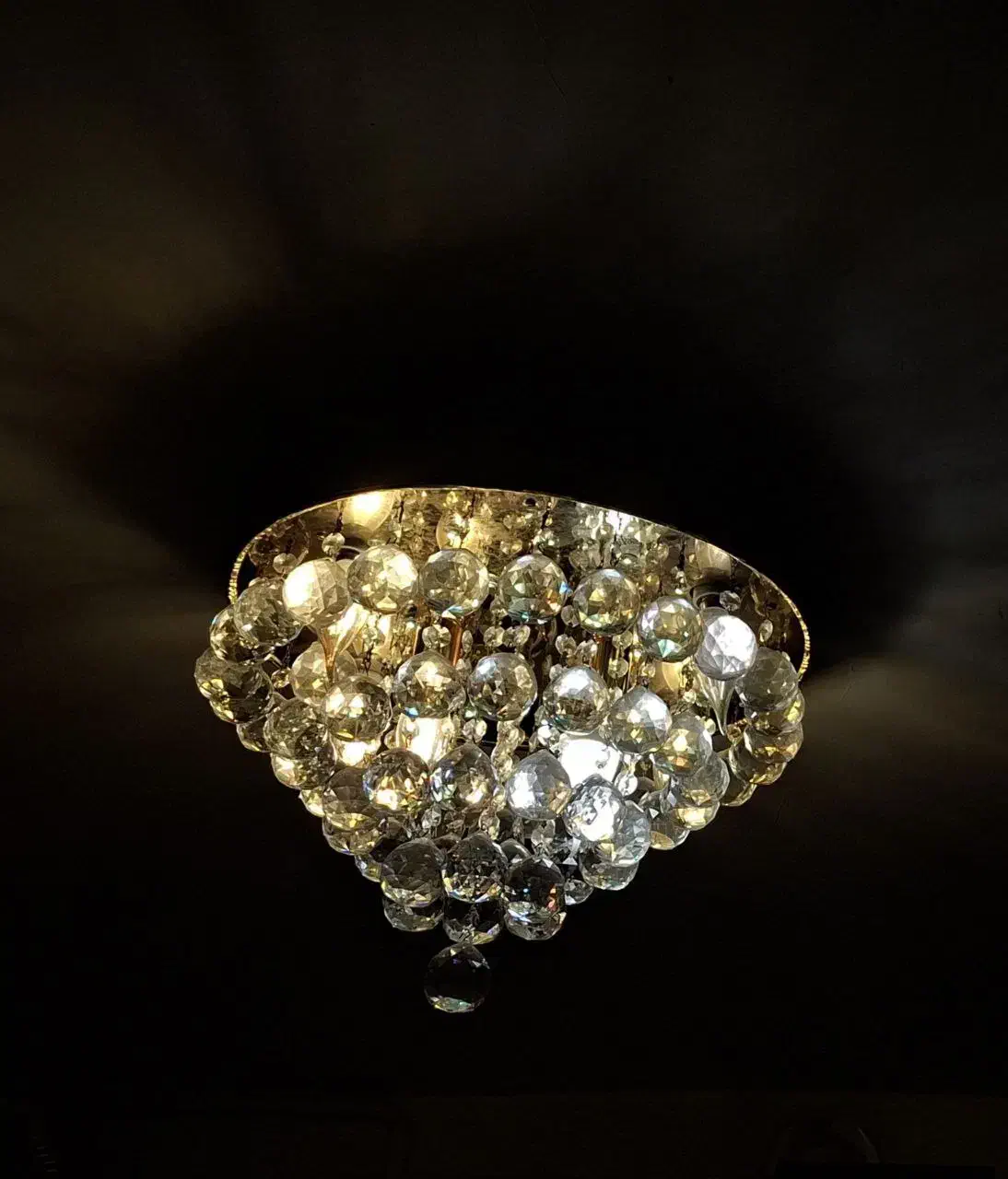 لوستر کریستالی LED دار|لوستر و چراغ آویز|مشهد, میعاد (شهرک غرب)|دیوار