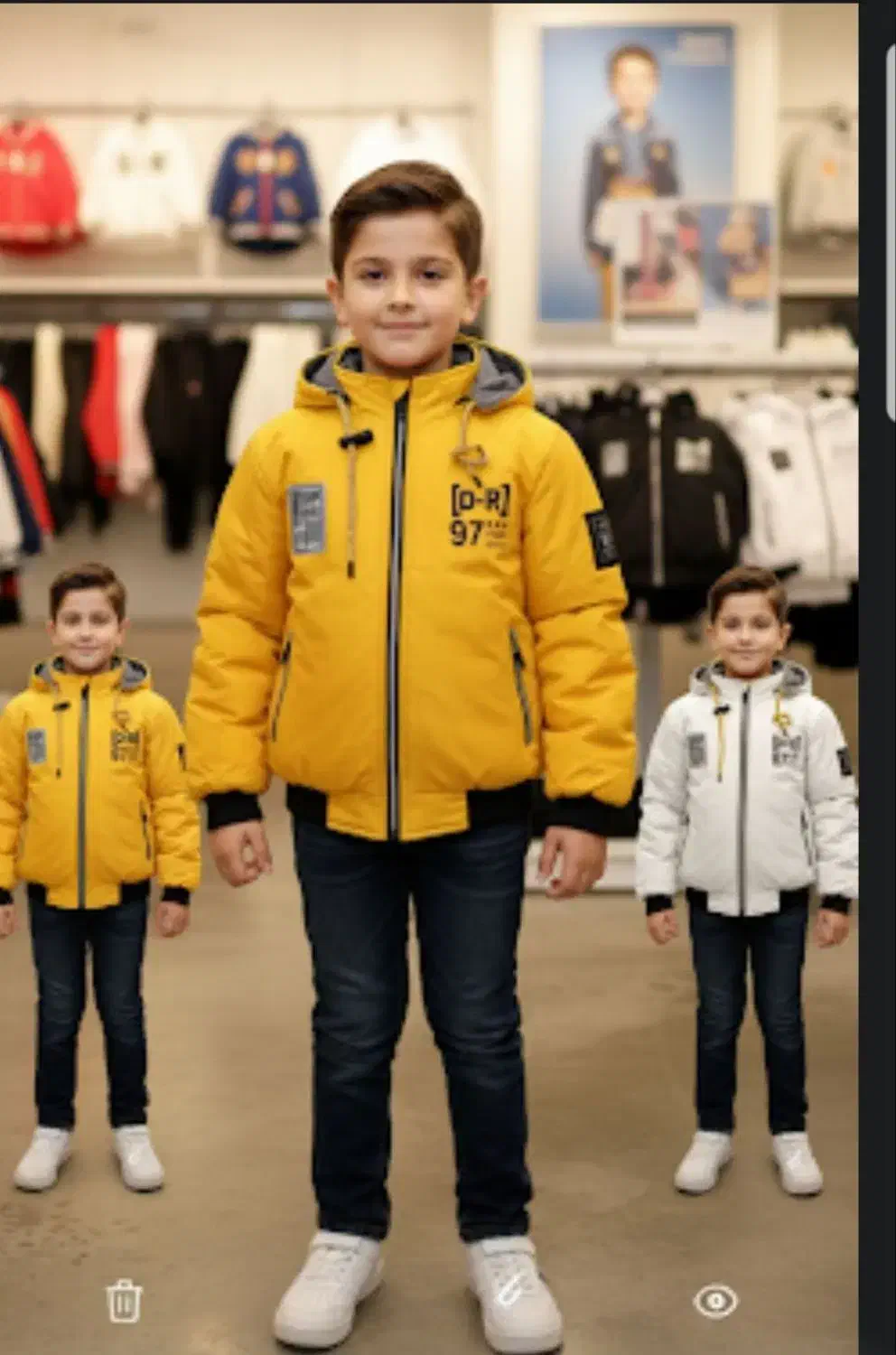 انواع کاپشن پسرانه و دخترانه|لباس|مشهد, سیلو|دیوار