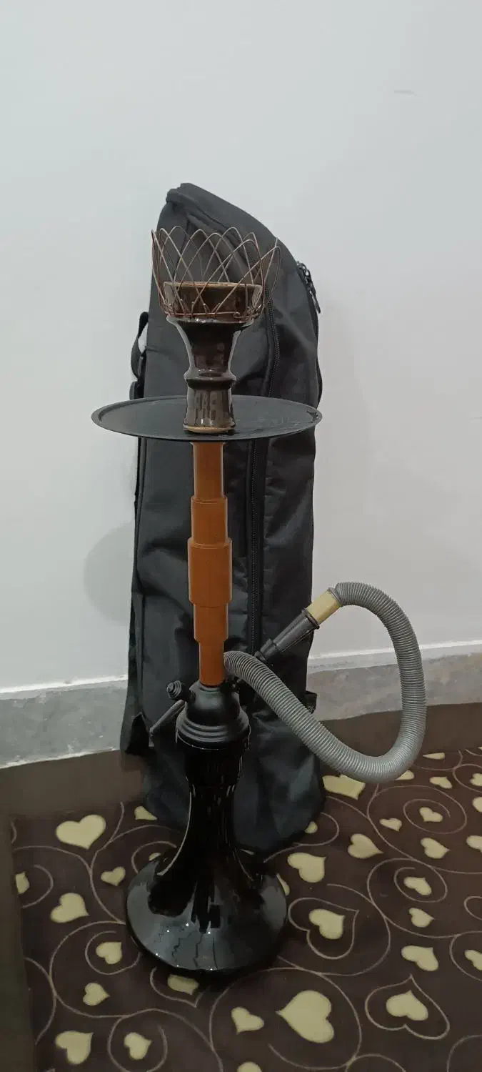 قلیان سوپاپ دار فلزی همراه کیف|زیورآلات و اکسسوری|شهرکرد, |دیوار