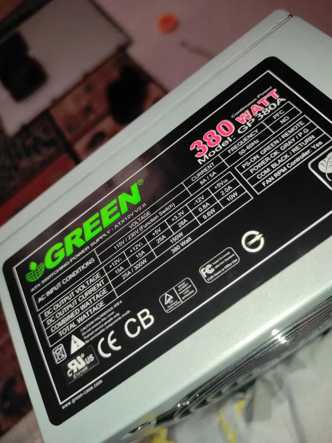 پاور 380 گرین|قطعات و لوازم جانبی رایانه|رفسنجان, |دیوار