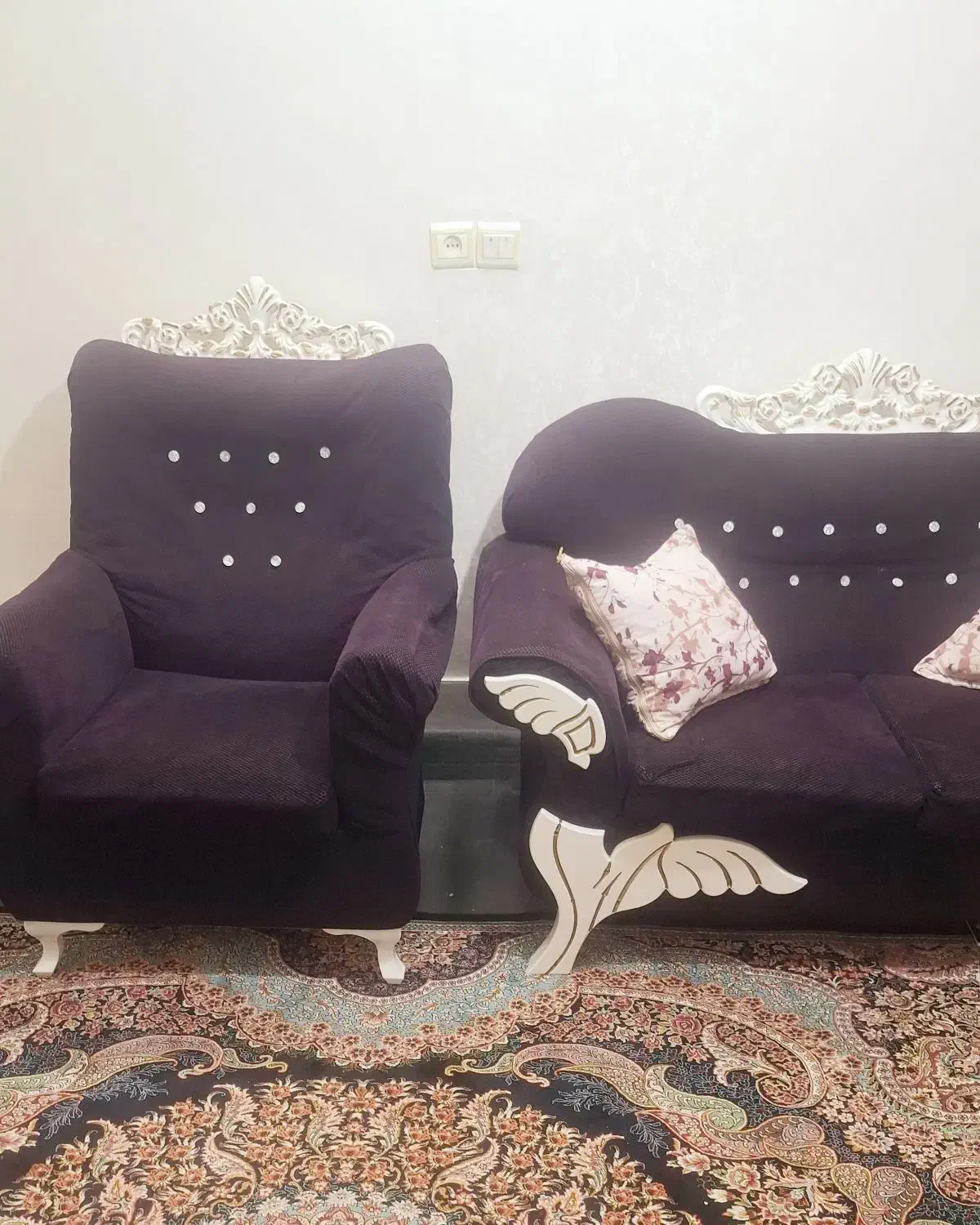 مبل 7 نفره|مبلمان خانگی و میز عسلی|قم, علی آباد سعدگان|دیوار