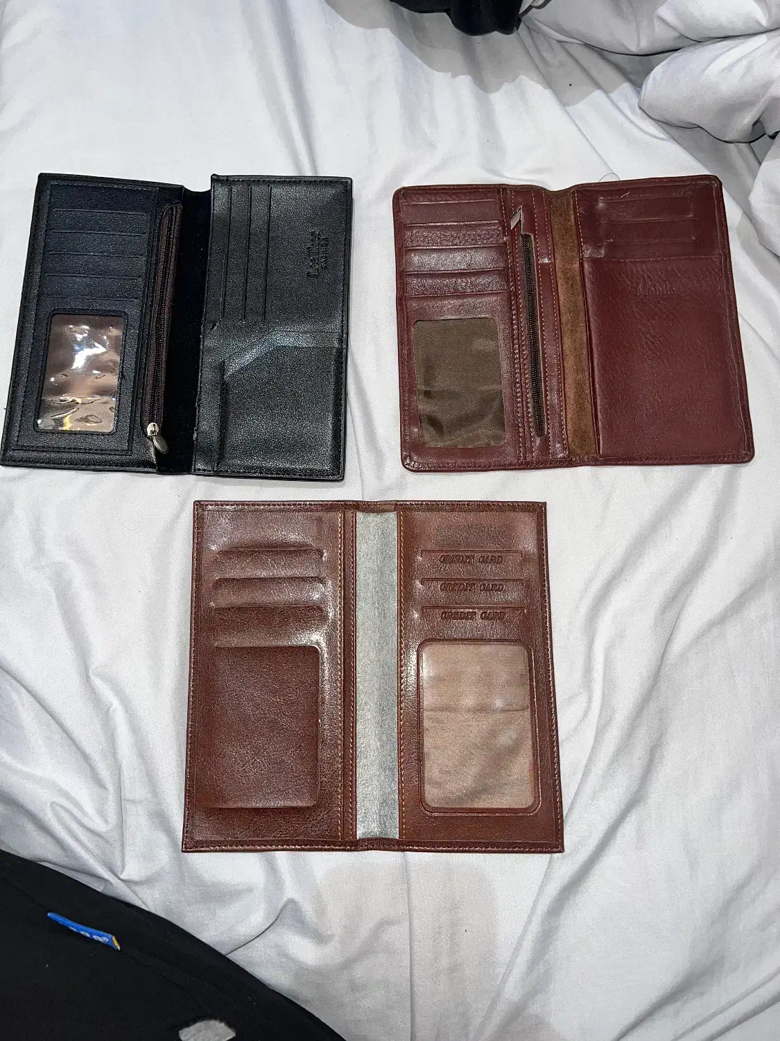 سه عدد کیف پول چرم|کیف، کفش، کمربند|ارومیه, |دیوار