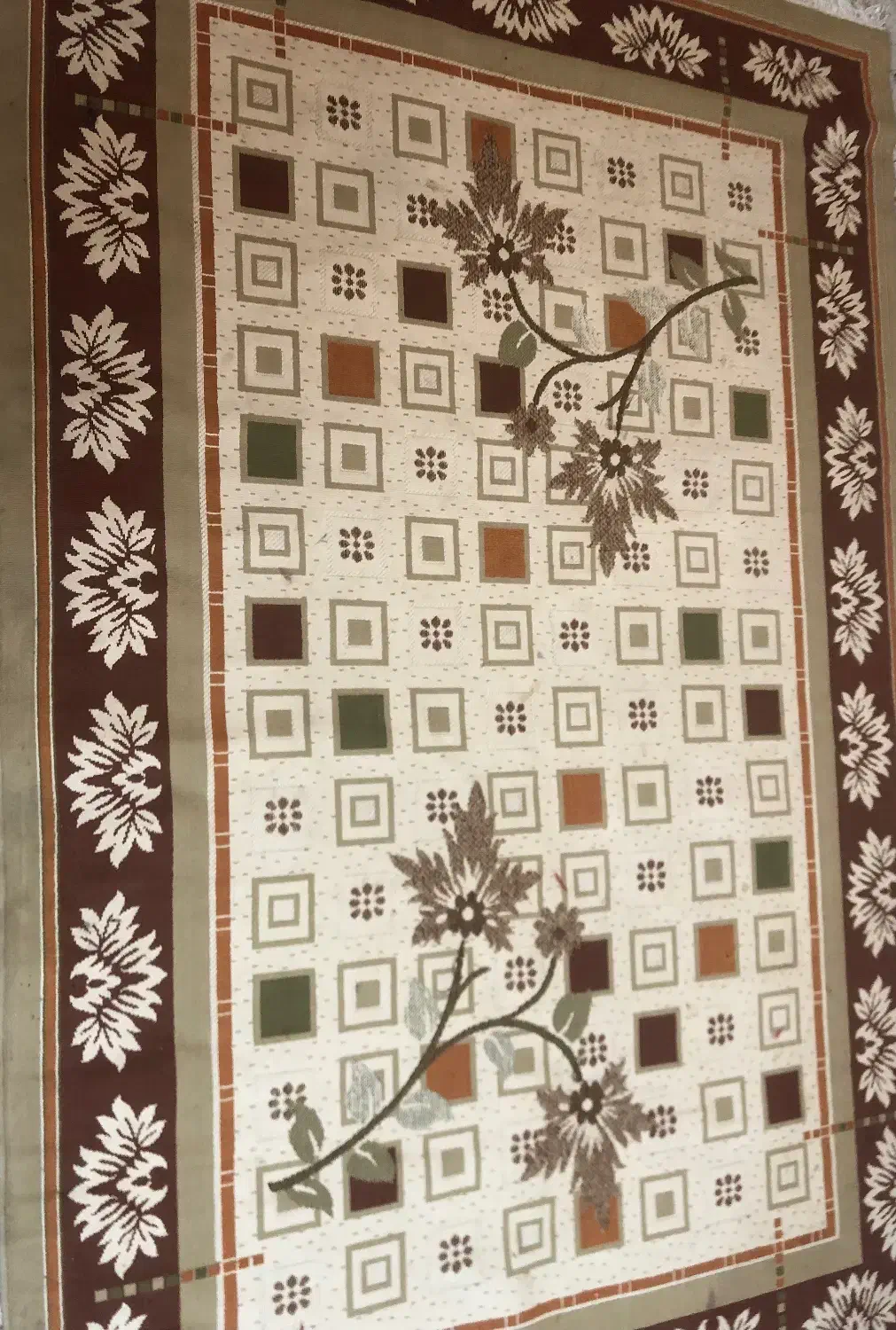 گلیم نه متری|گلیم، جاجیم، گبه|اسلام‌شهر, باغ فیض|دیوار