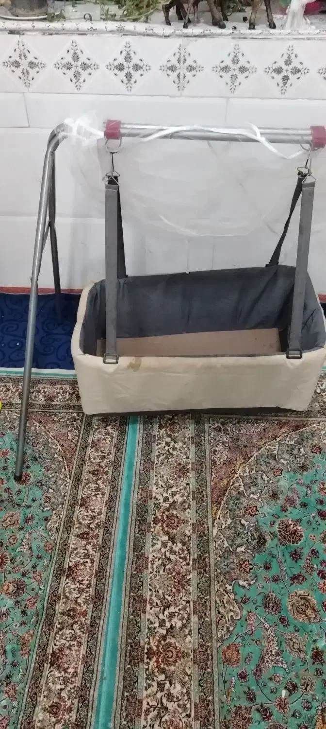 گهواره کودک دوتا مال دوقلو ها|تخت و سرویس خواب|قاهان, |دیوار