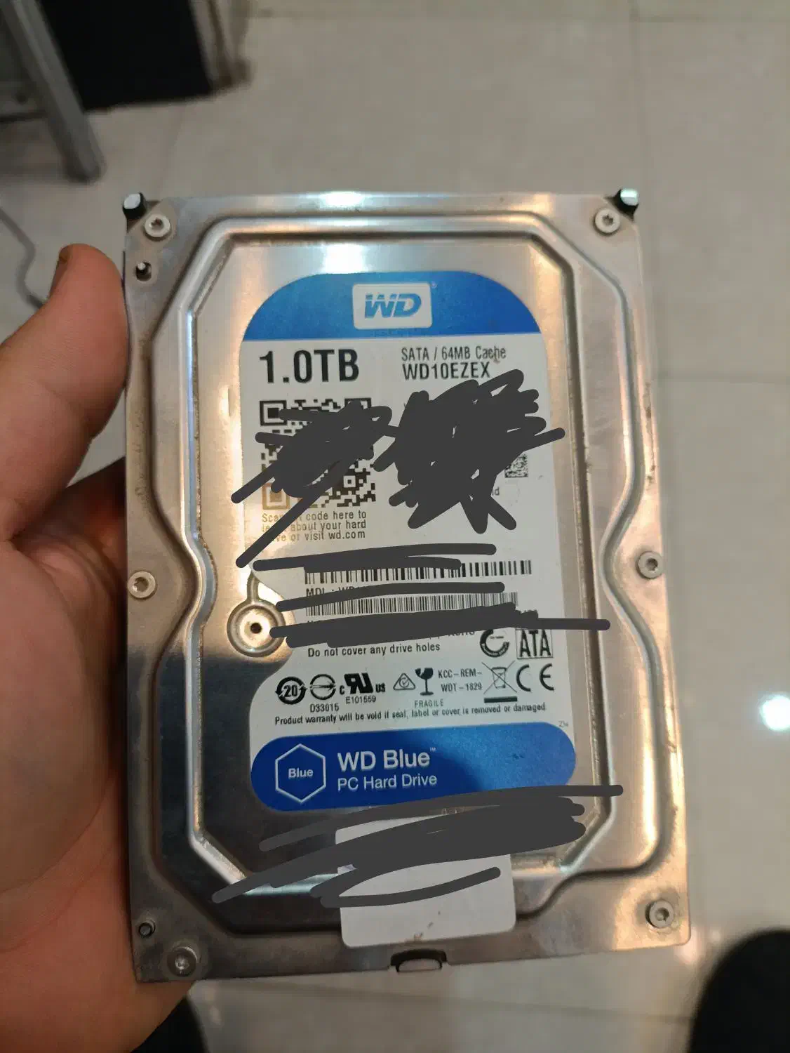 Hard HDD WD Blue 1TB|قطعات و لوازم جانبی رایانه|ری, دولت‌آباد|دیوار