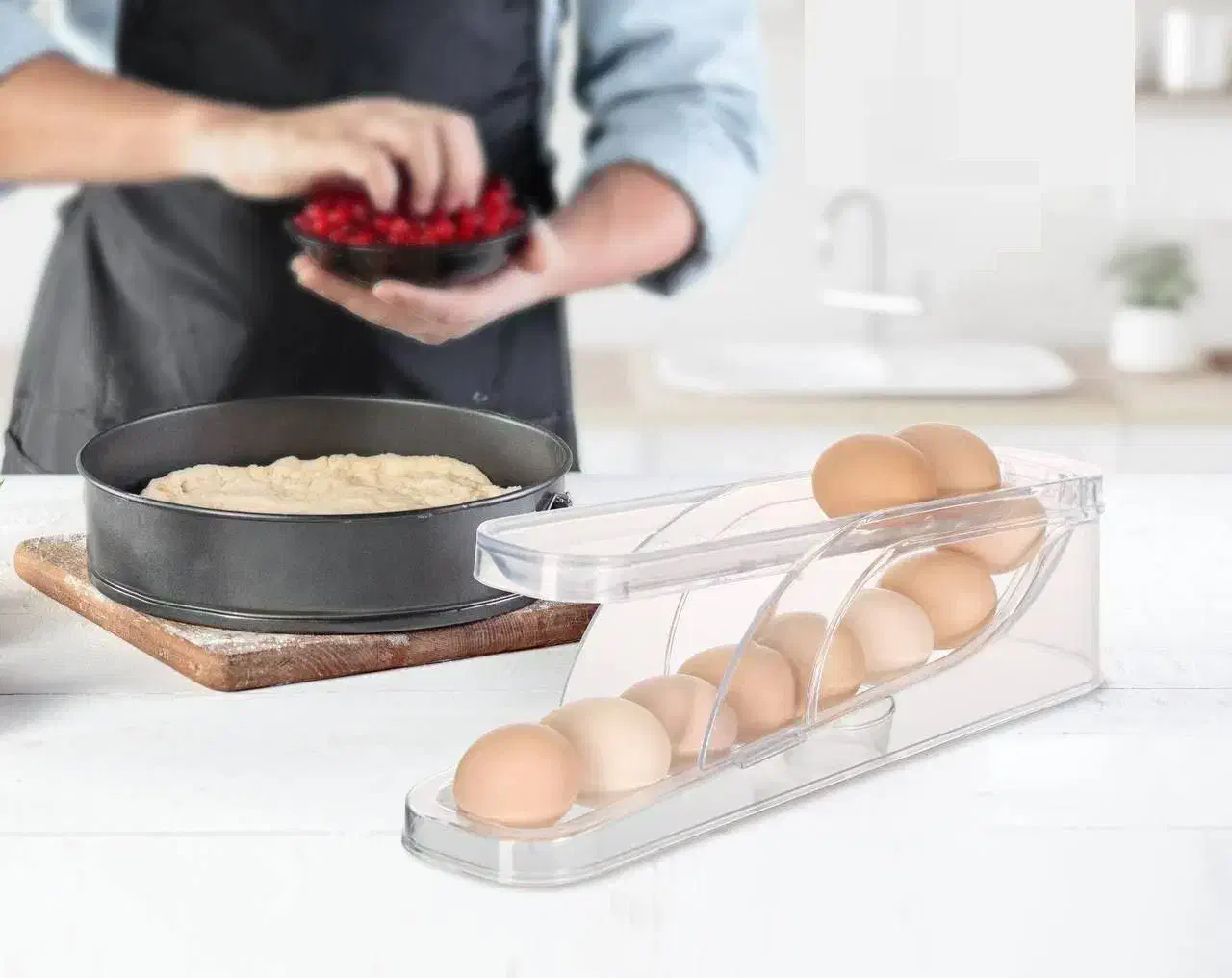 جا تخم مرغی کریستال|ظروف نگهدارنده، پلاستیکی، یک‌بارمصرف|اهواز, کوی مهدیس|دیوار