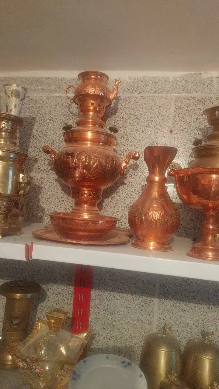 انواع سماور۸لیتری و۶لیتی گازی وبرقی وذغالی|سماور، چای‌ساز، قهوه‌ساز|خرم‌آباد, |دیوار