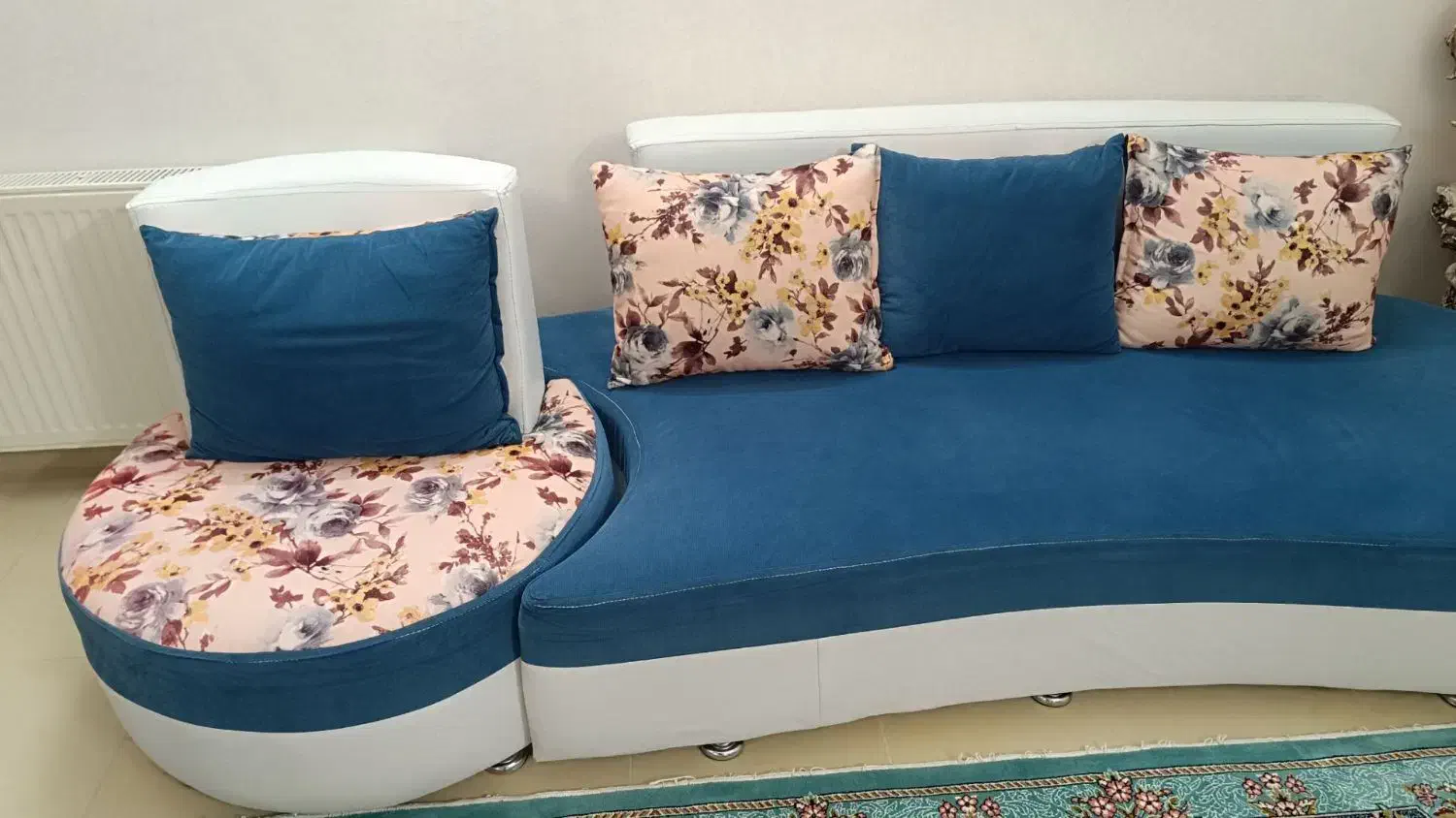 فروش یک ست مبل 8نفره|مبلمان خانگی و میز عسلی|ملک‌آباد, |دیوار