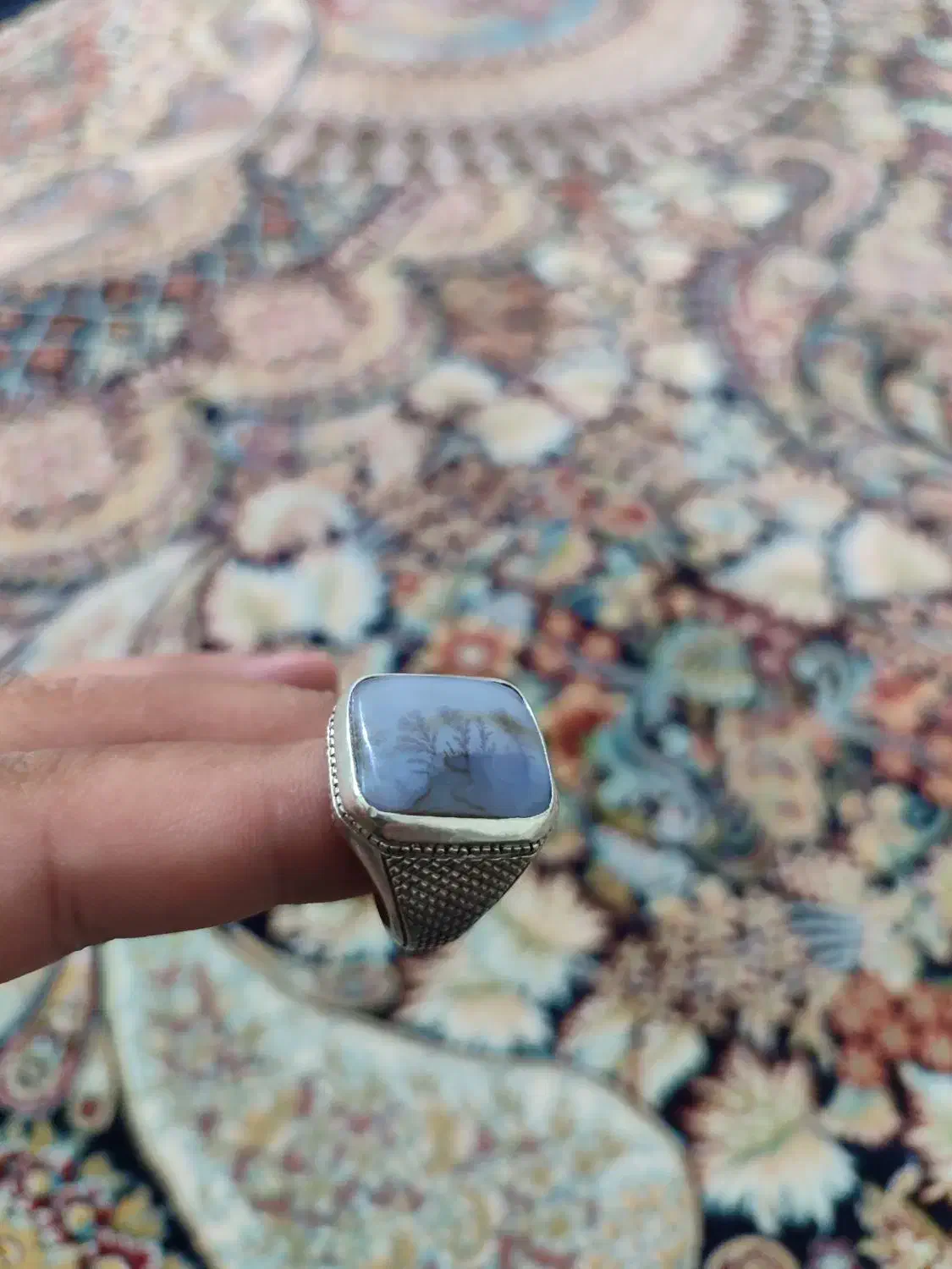 انگشتر شجر.عقیق|جواهرات|کرمانشاه, |دیوار