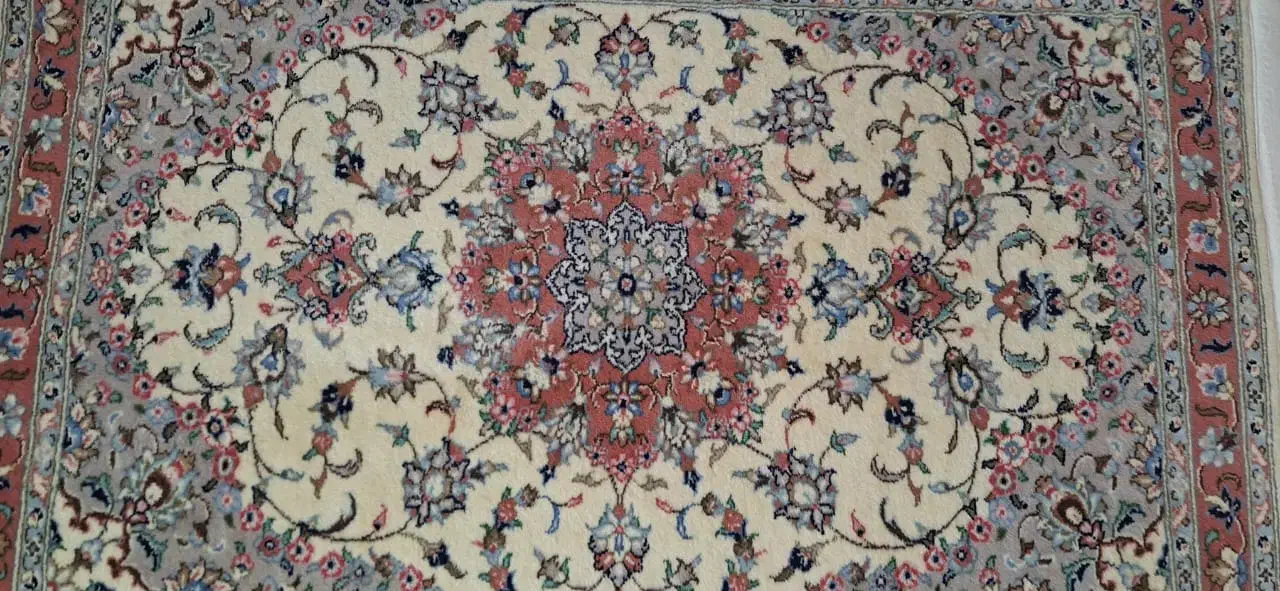 یک جفت فرش زرع ونیم دستبافت اردکان نو|فرش|لاهیجان, مهرگان|دیوار