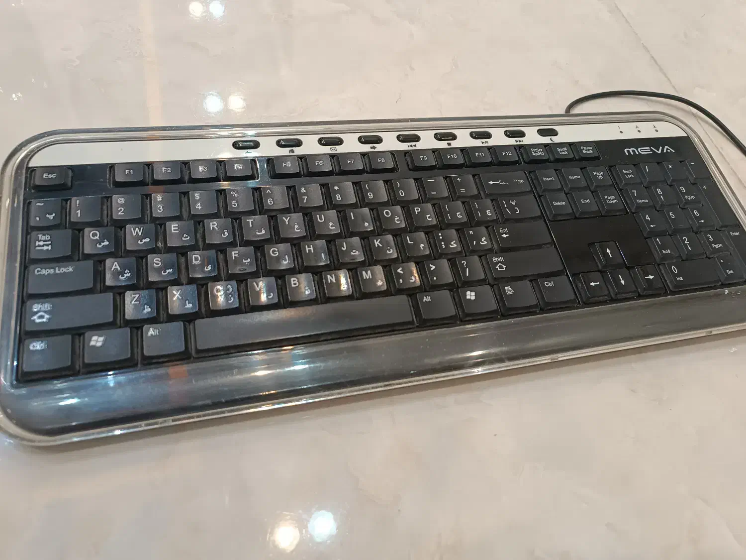 کیبورد meva|قطعات و لوازم جانبی رایانه|اصفهان, ملکشهر|دیوار