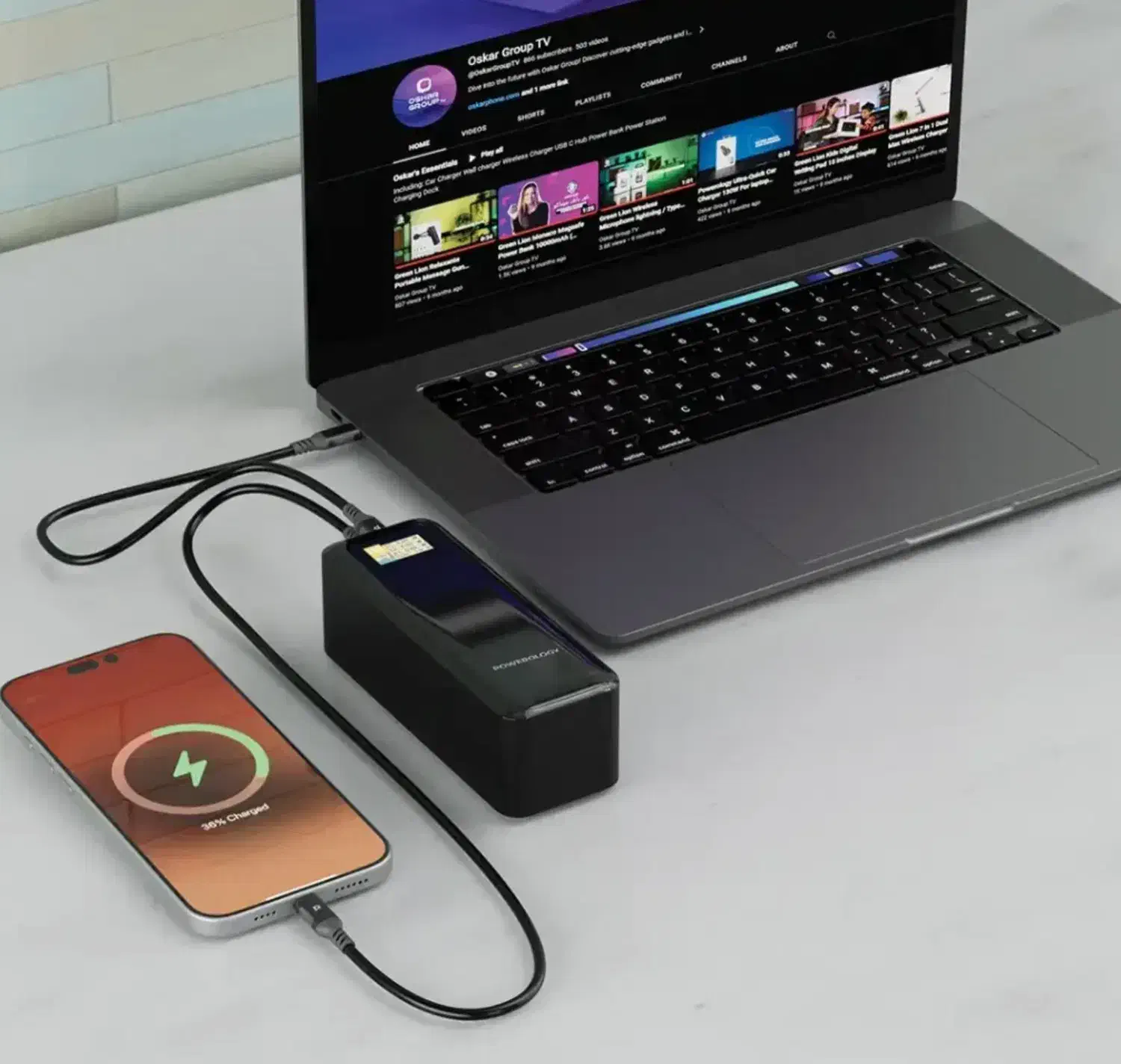 پاوربانک Powerology NeuroVolt 140 با ظرفیت 27000|لوازم جانبی موبایل و تبلت|شیراز, معالیآباد|دیوار