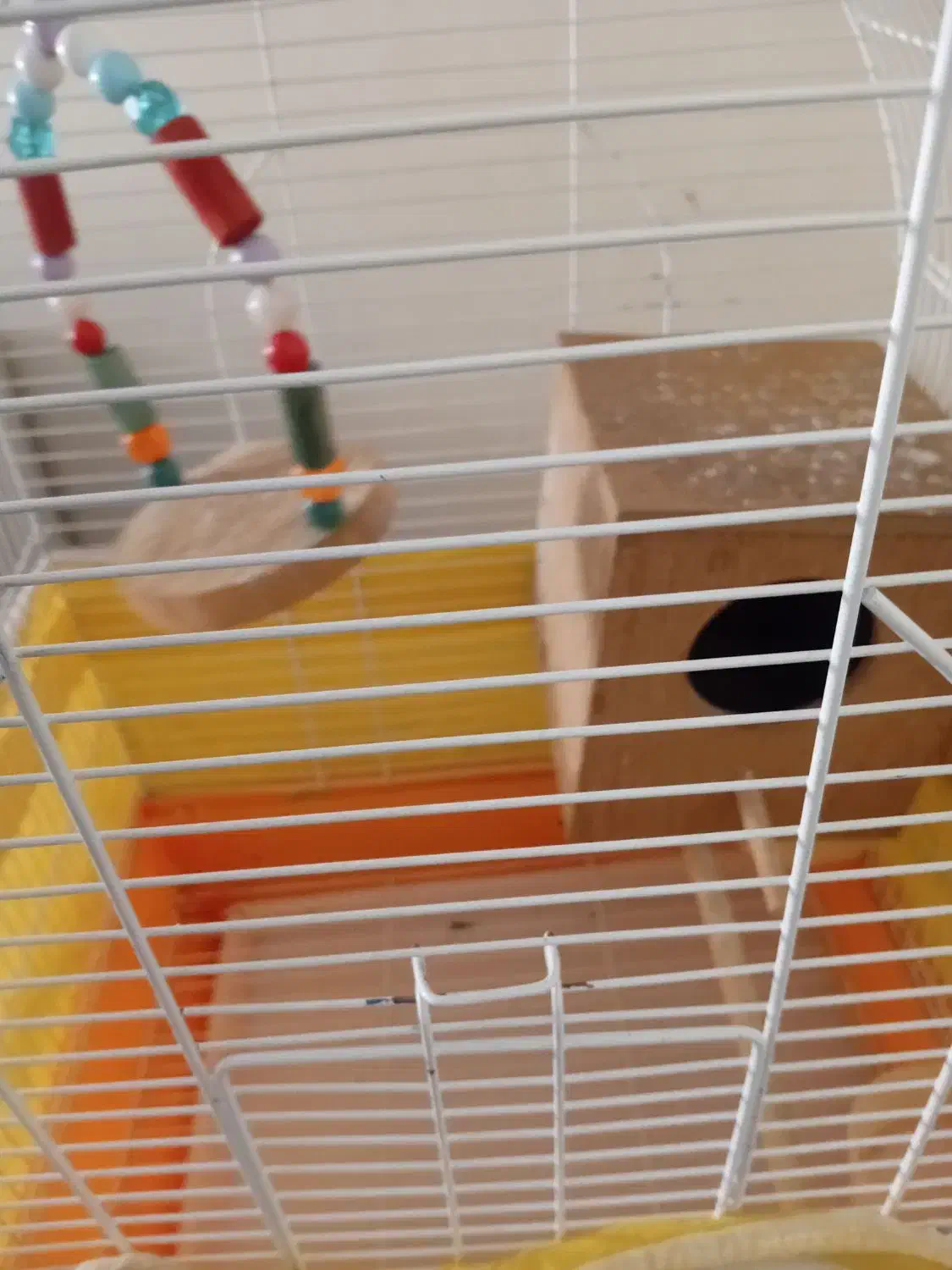 فروش یک قفس زیبا پرنده با تمام لوازم|لوازم جانبی حیوانات|تهران, افسریه شمالی|دیوار