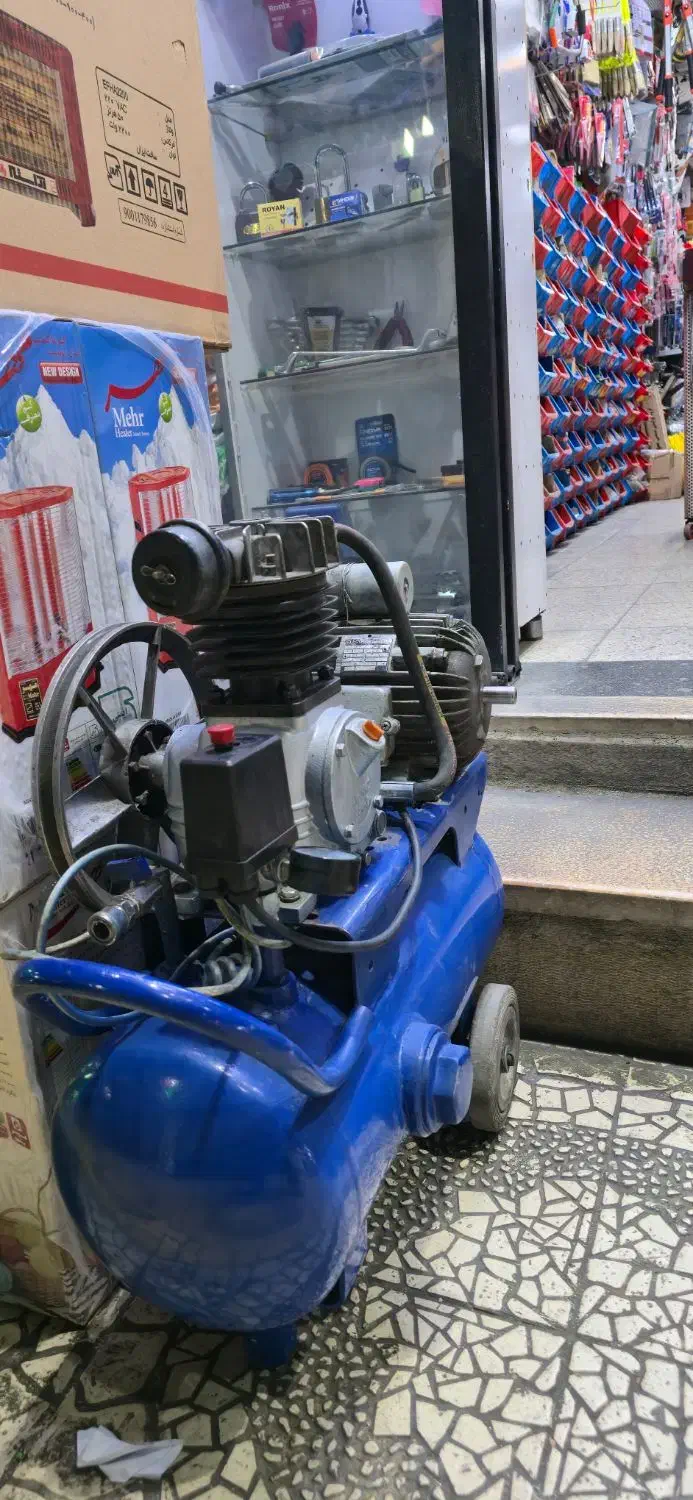 کمپرسور باد ۳۰لیتری ۳اسب بیصدا|ابزارآلات|تهران, تهرانپارس شرقی|دیوار