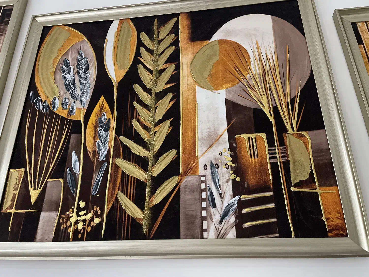 تابلو سه تیکه تکسچر|تابلو، نقاشی، عکس|تهران, منیریه|دیوار