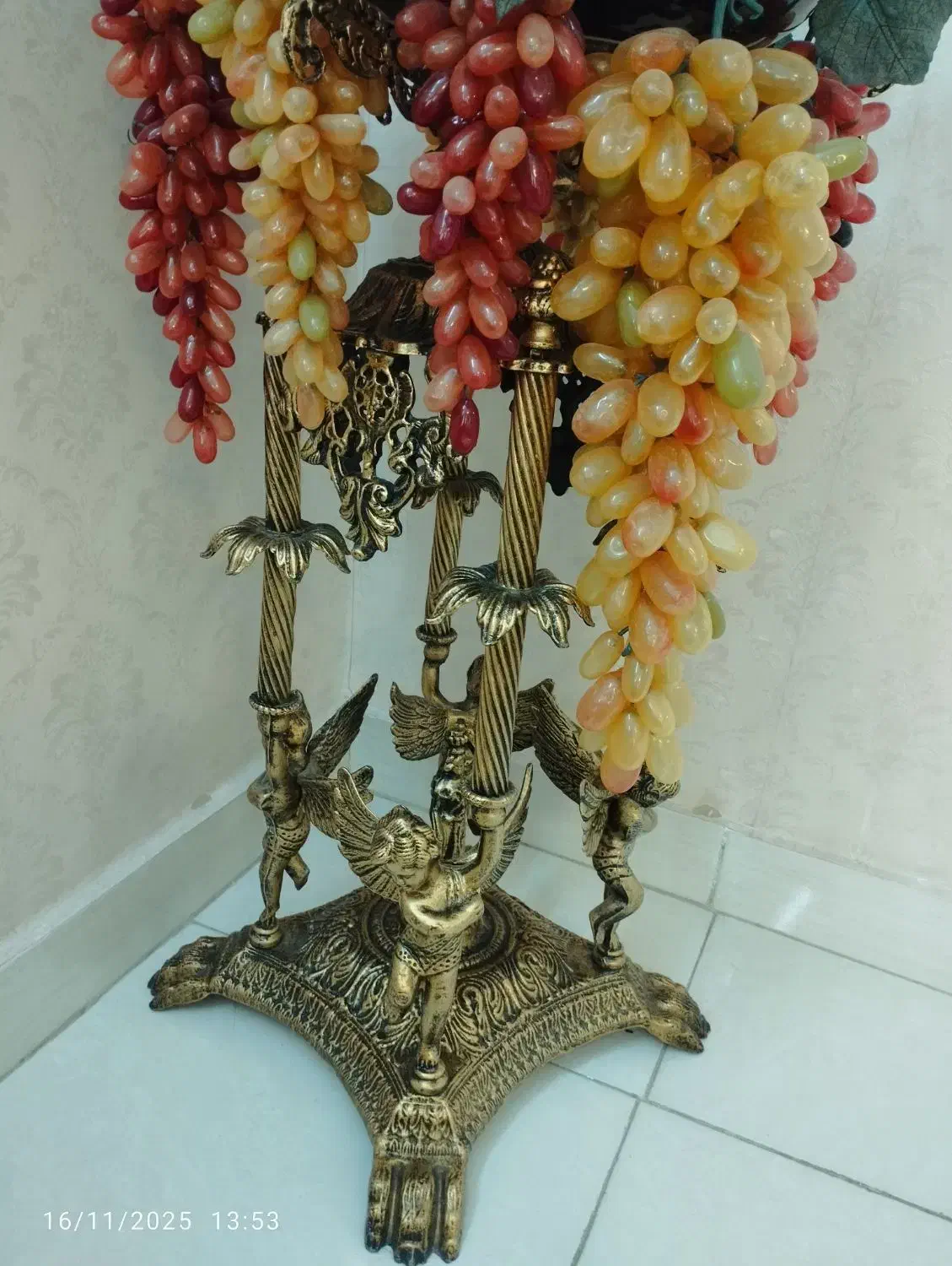 کنار سالنی برنجی میوه خوری شیک|صنایع دستی و سایر لوازم تزئینی|ری, منصوریه منگل|دیوار