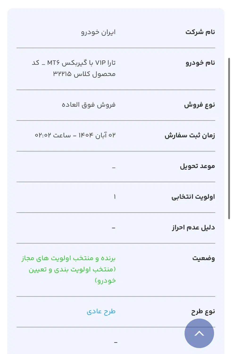 حواله تارا V1 فوق العاده|خودرو سواری و وانت|کاشان, فاز ۲ ناجی آباد|دیوار