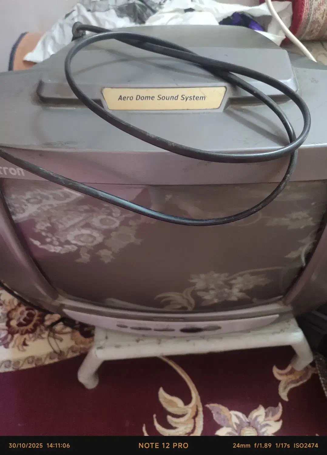 تلوزیون قدیمی|تلویزیون و پروژکتور|دورود, |دیوار