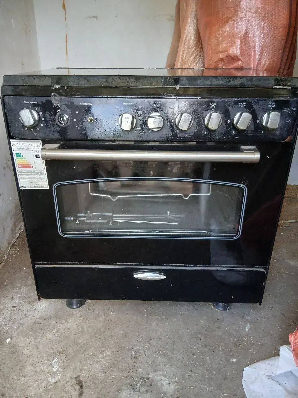 گاز ۵شعله فردار|اجاق گاز و لوازم برقی پخت‌وپز|شفت, |دیوار