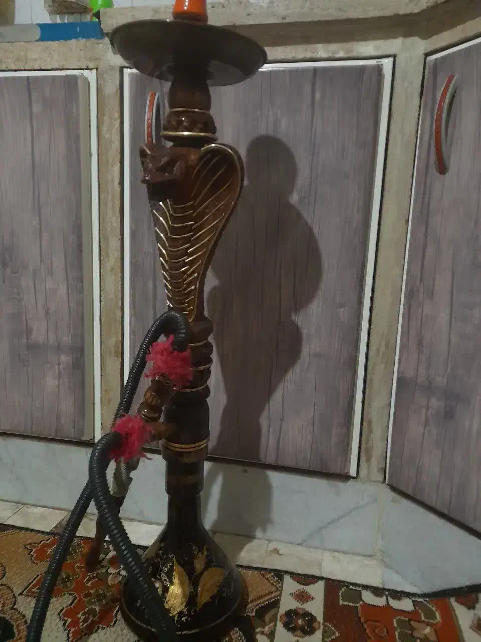 قلیان ۲عدد برنجی و چوبی|کوهنوردی و کمپینگ|یزد, |دیوار