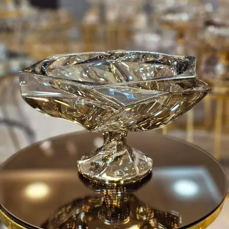 سرویس پذیرایی ۶ نفره کریستال ماکائو شامپاینی|ظروف سرو و پذیرایی|رشت, شهرک پردیسان|دیوار