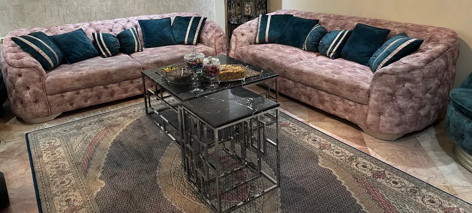مبلمان راحتی ۸ نفره|مبلمان خانگی و میز عسلی|تهران, زرگنده|دیوار