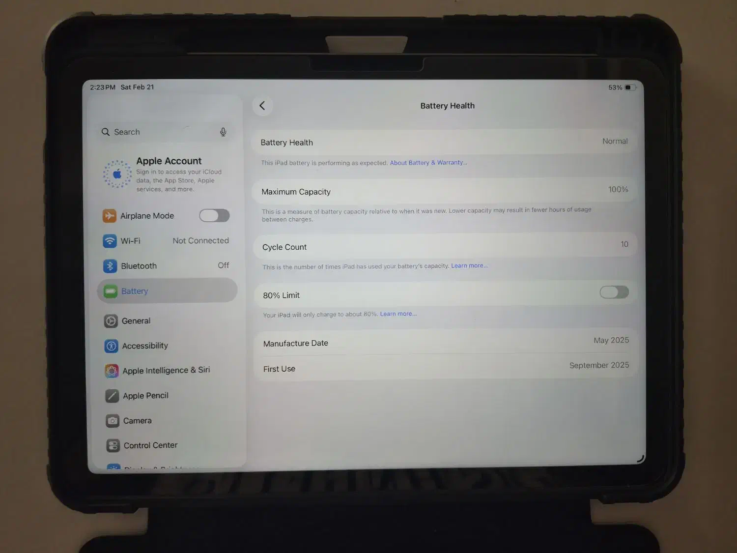 ipad air 2025 m3 128gig 11inch|تبلت|کرج, میدان میوه و تره بار مرکزی|دیوار