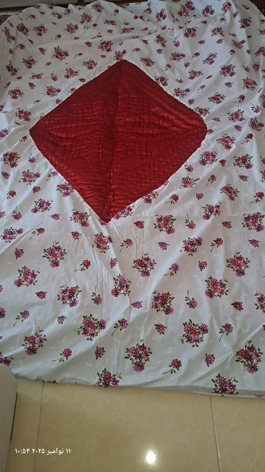 لحاف دونفره در حد نو|رختخواب، بالش، پتو|هشتگرد, شهرک بوستان|دیوار