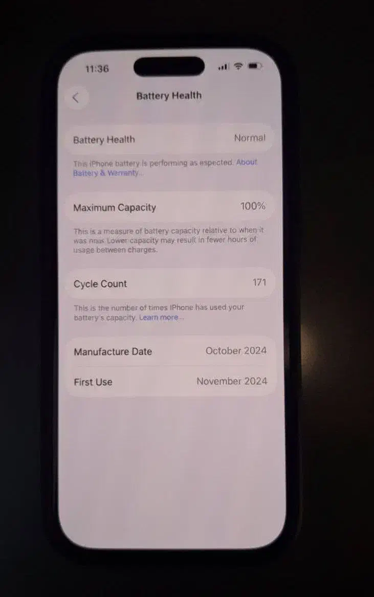Iphone 16 pro ZAA 256 ایفون 16پرو|موبایل|کرج, چهارصد دستگاه|دیوار