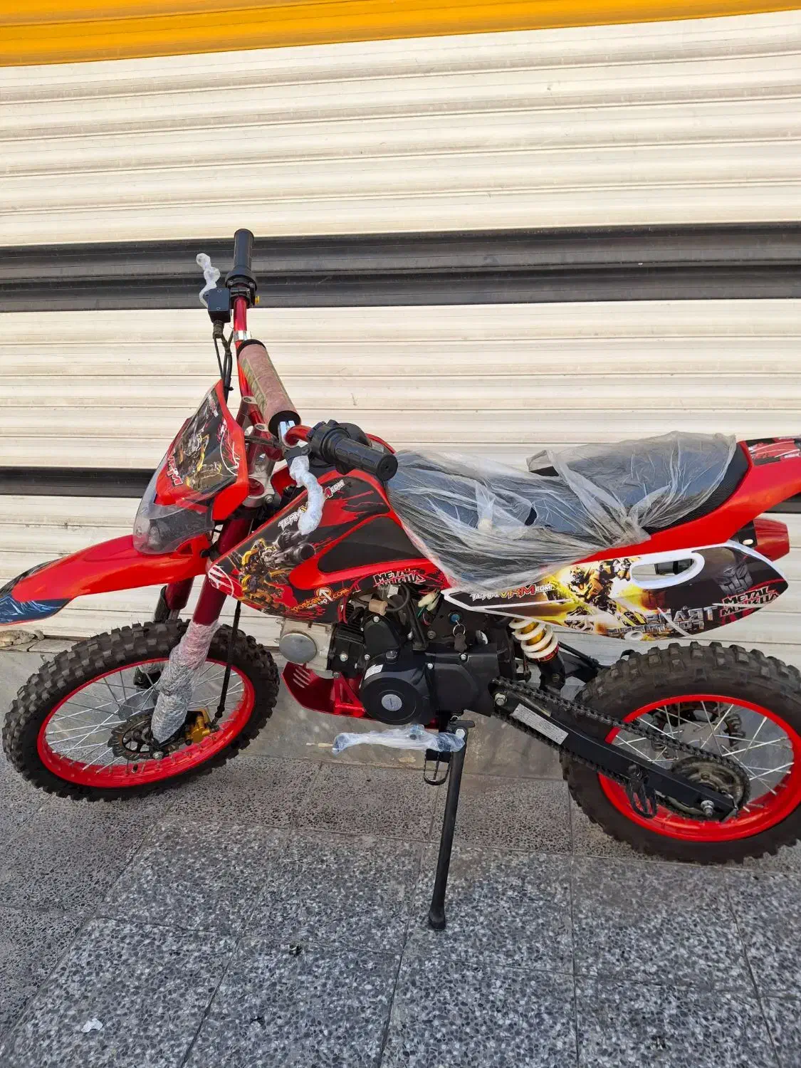 هندا125مینی کراس مسابقه ای خانگی استارتی درحدصفر|موتورسیکلت|اهواز, یوسفی|دیوار