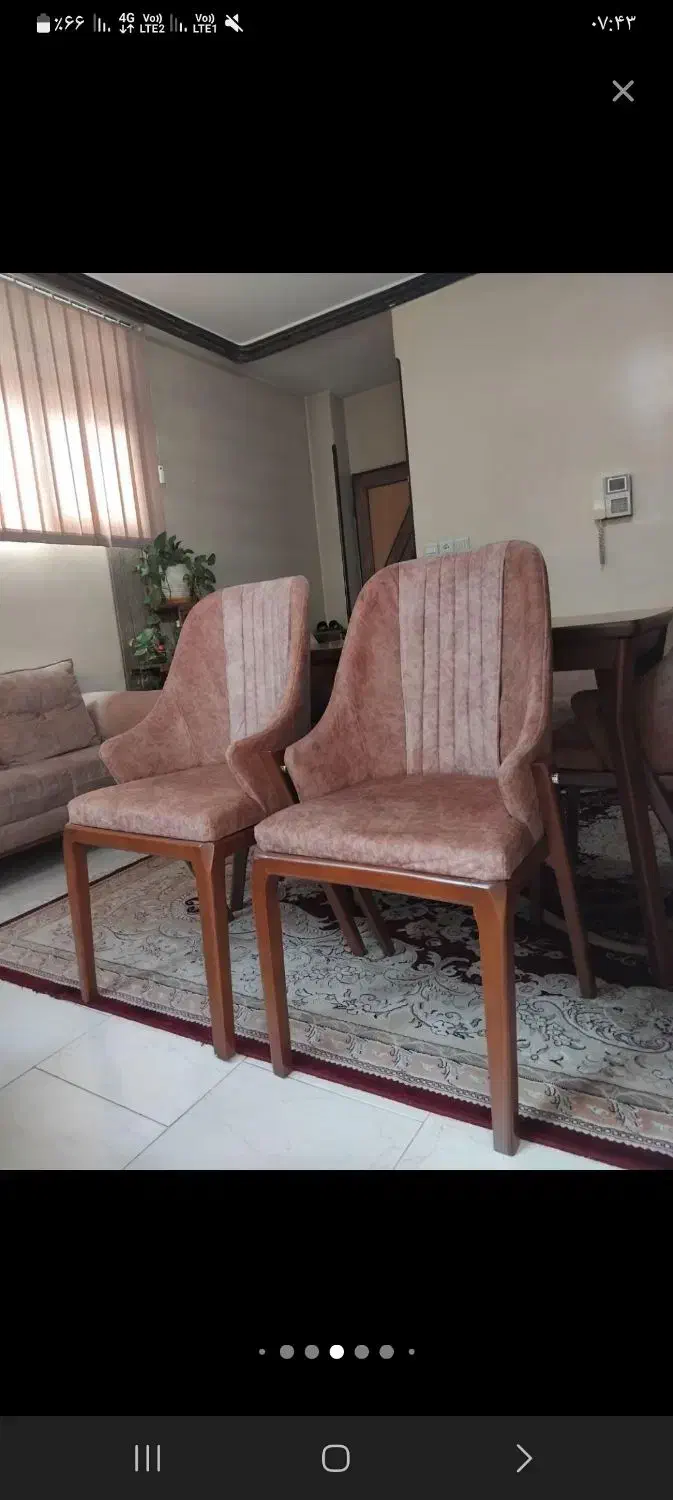 میز ناهارخوری خوری...چهارنفره|میز و صندلی غذاخوری|شاهین‌شهر, شهرک گلدیس|دیوار