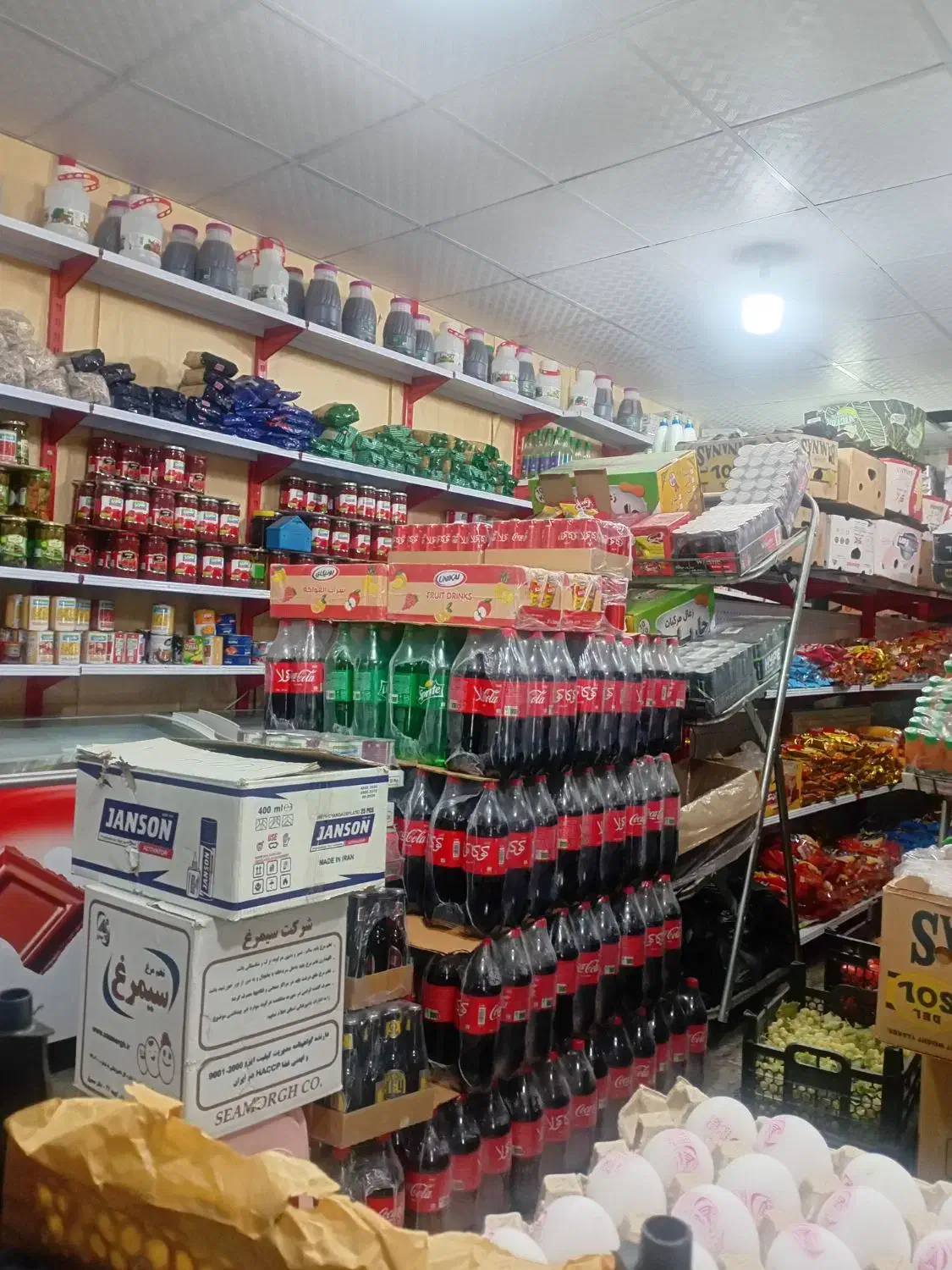 معاوضه یا فروش مغازه (سوپر مارکت و تره باری)|فروش مغازه و غرفه|جیرفت, |دیوار