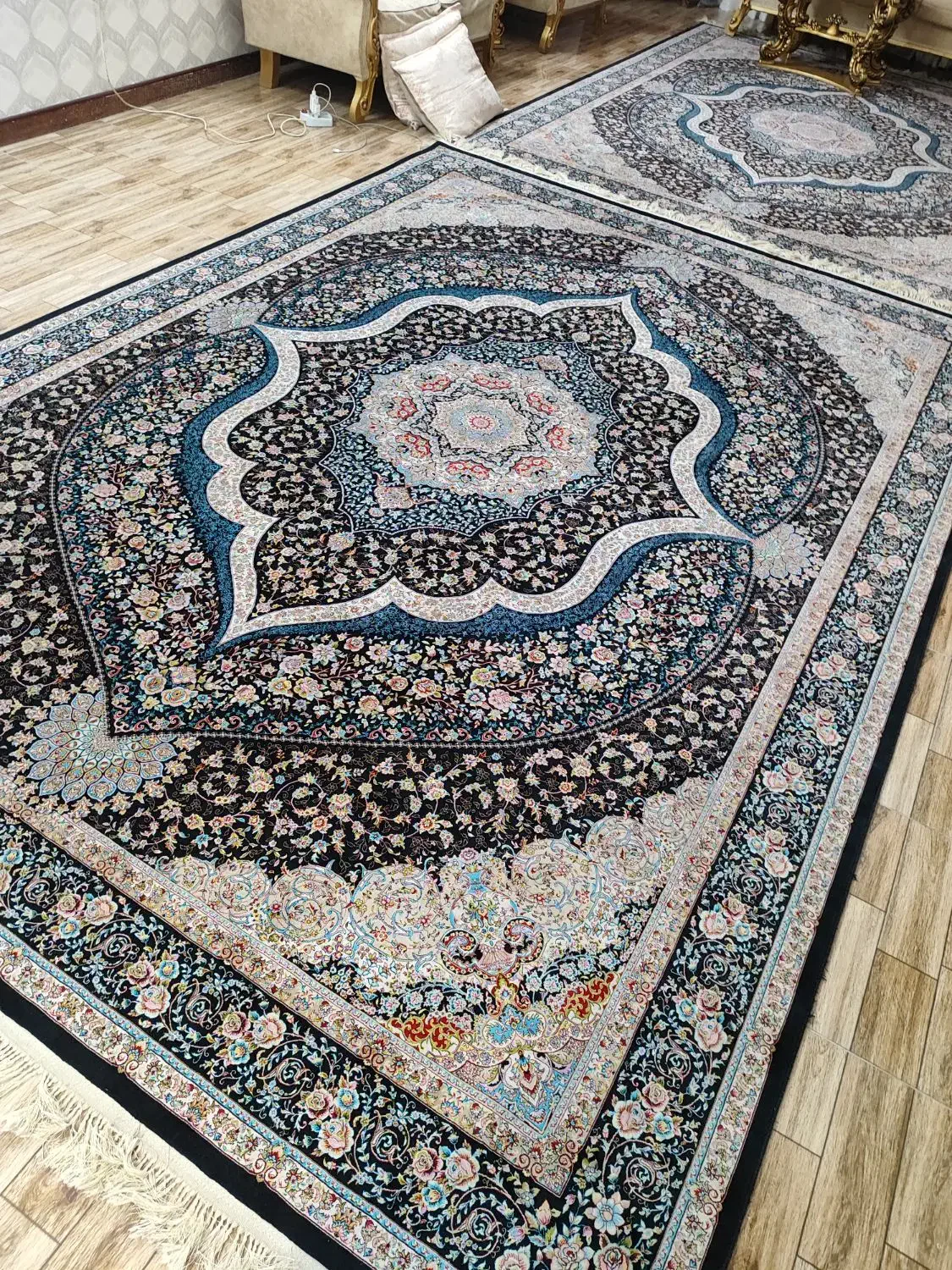 فرش ۱۲۰۰شانه۹متری|فرش|گلستان (تهران), |دیوار