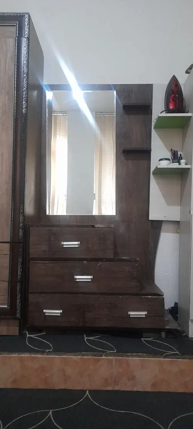 کمد ام دی اف و میز آرایش|جاکفشی، کمد، دراور|شیراز, کوشک میدان|دیوار