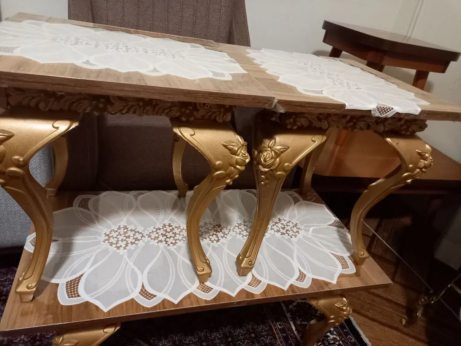 سه عدد جلو مبلی یا میز عسلی|مبلمان خانگی و میز عسلی|سهند, |دیوار