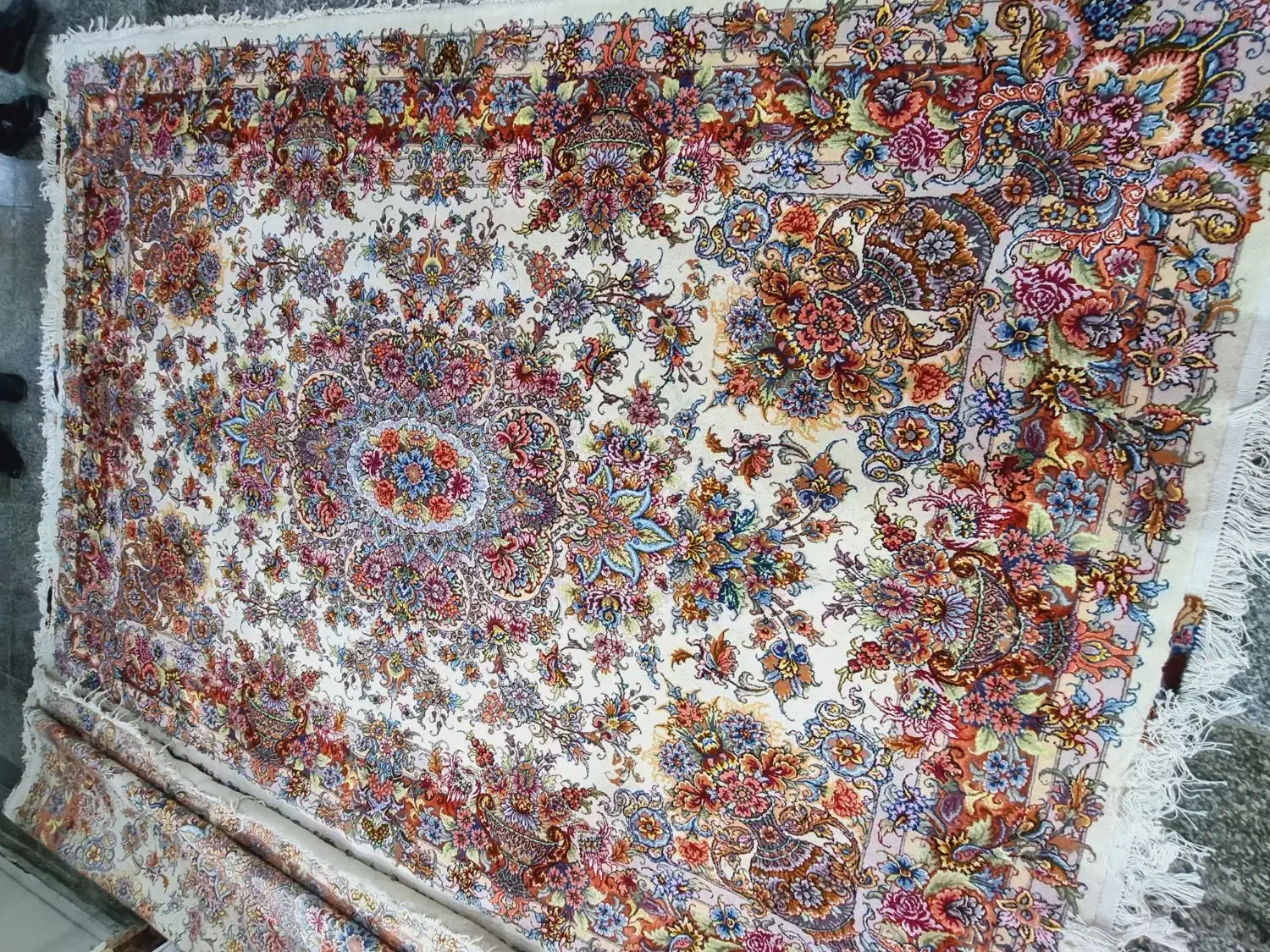 فرش 18متری خطیبی گلدانی|فرش|شبستر, |دیوار