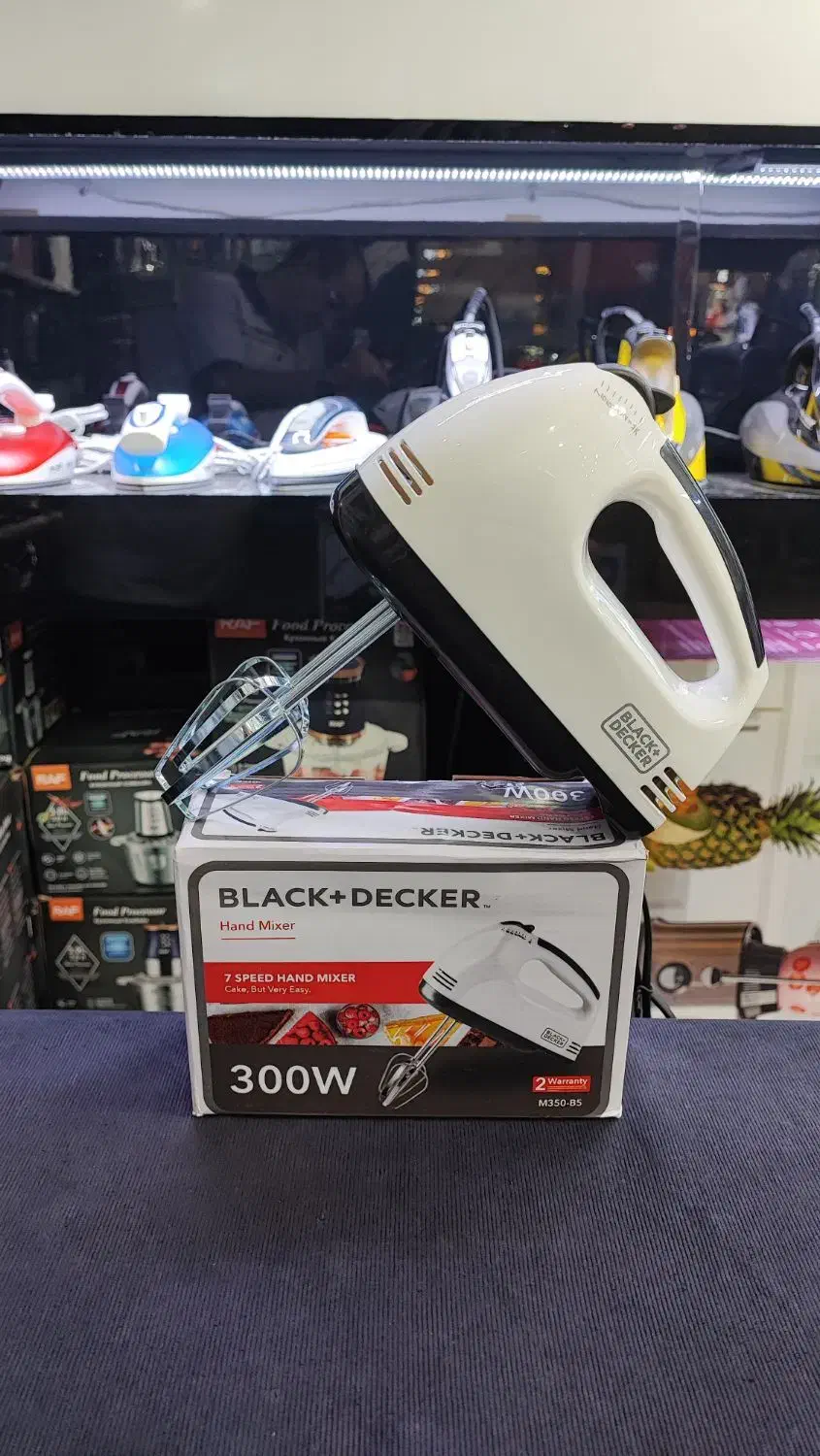 همزن برقی دستی همزن مخلوط کن بلک اندکرBLACK+DECKER|خردکن، آسیاب، غذاساز|تبریز, |دیوار