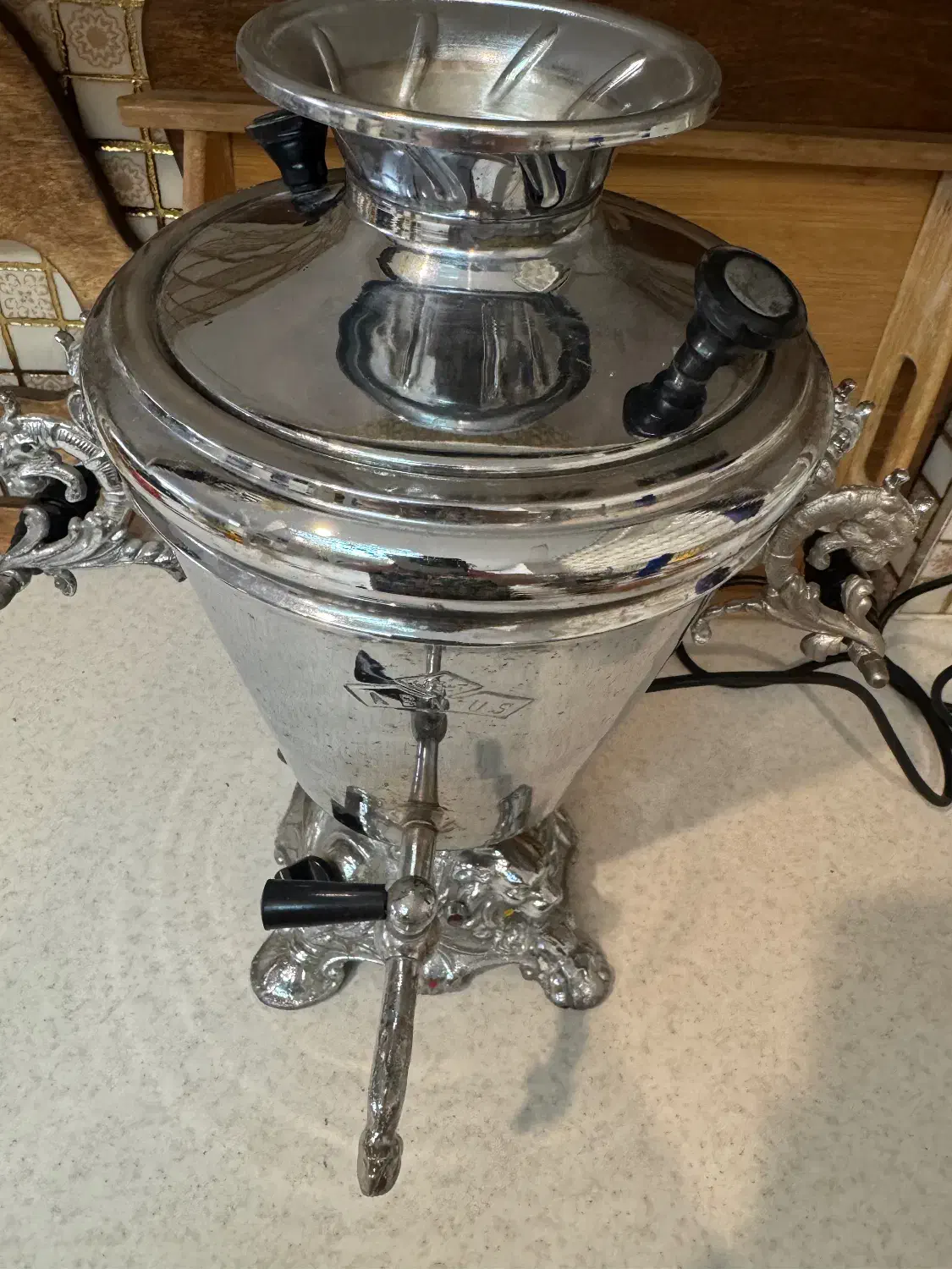 سماور برقی آبنوس|سماور، چایساز، قهوهساز|کرج, مهرویلا شمالی|دیوار