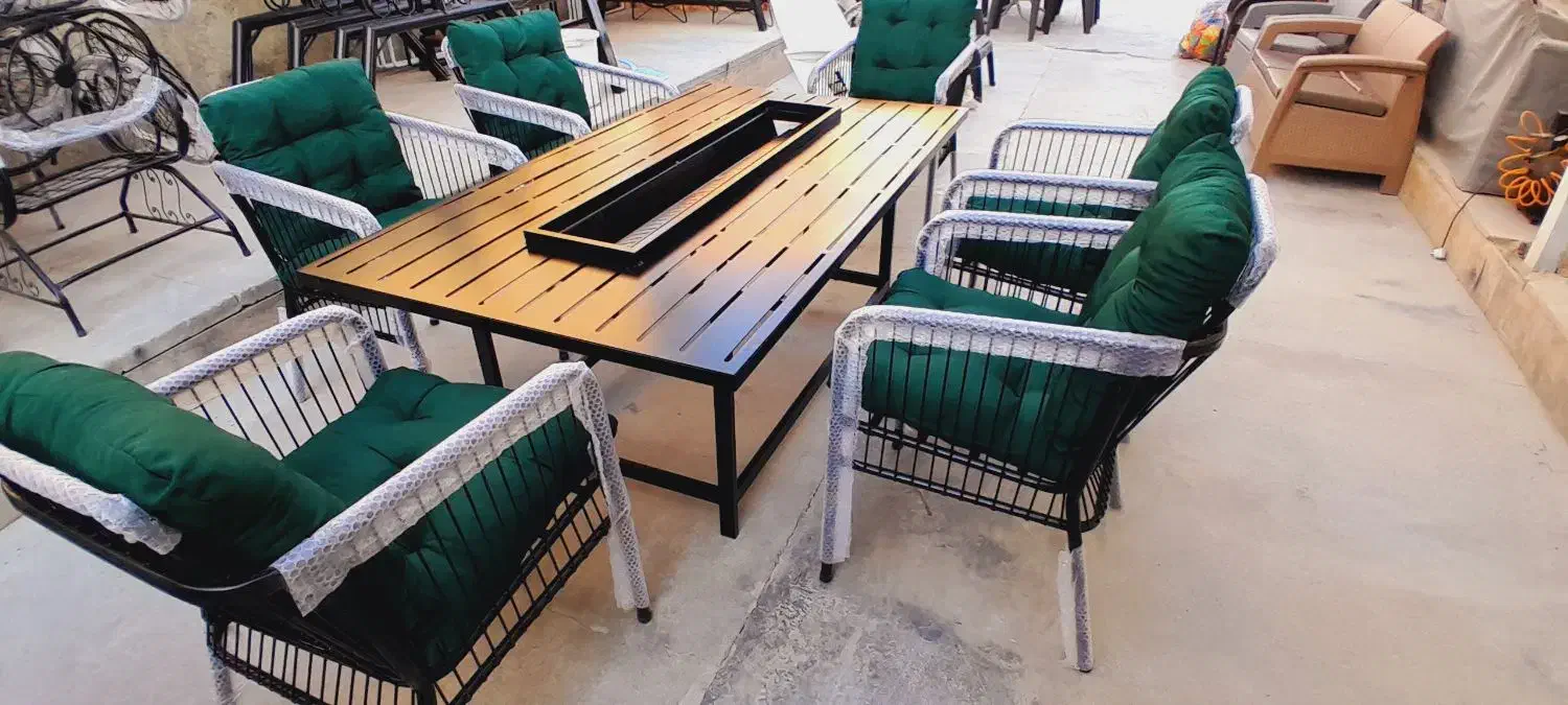 میز آتشدان و مبلمان باغی طرح براوو کلین تشک xk2i8|مبلمان خانگی و میز عسلی|چهارباغ, |دیوار