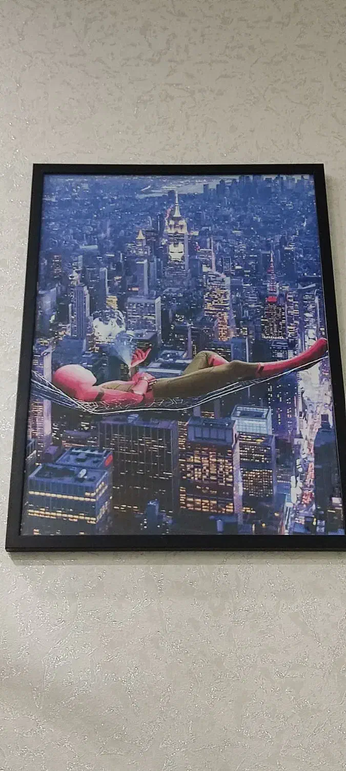 تابلو اسپایدرمن مرد عنکبوتی یشه ای|تابلو، نقاشی، عکس|تهران, مهران|دیوار