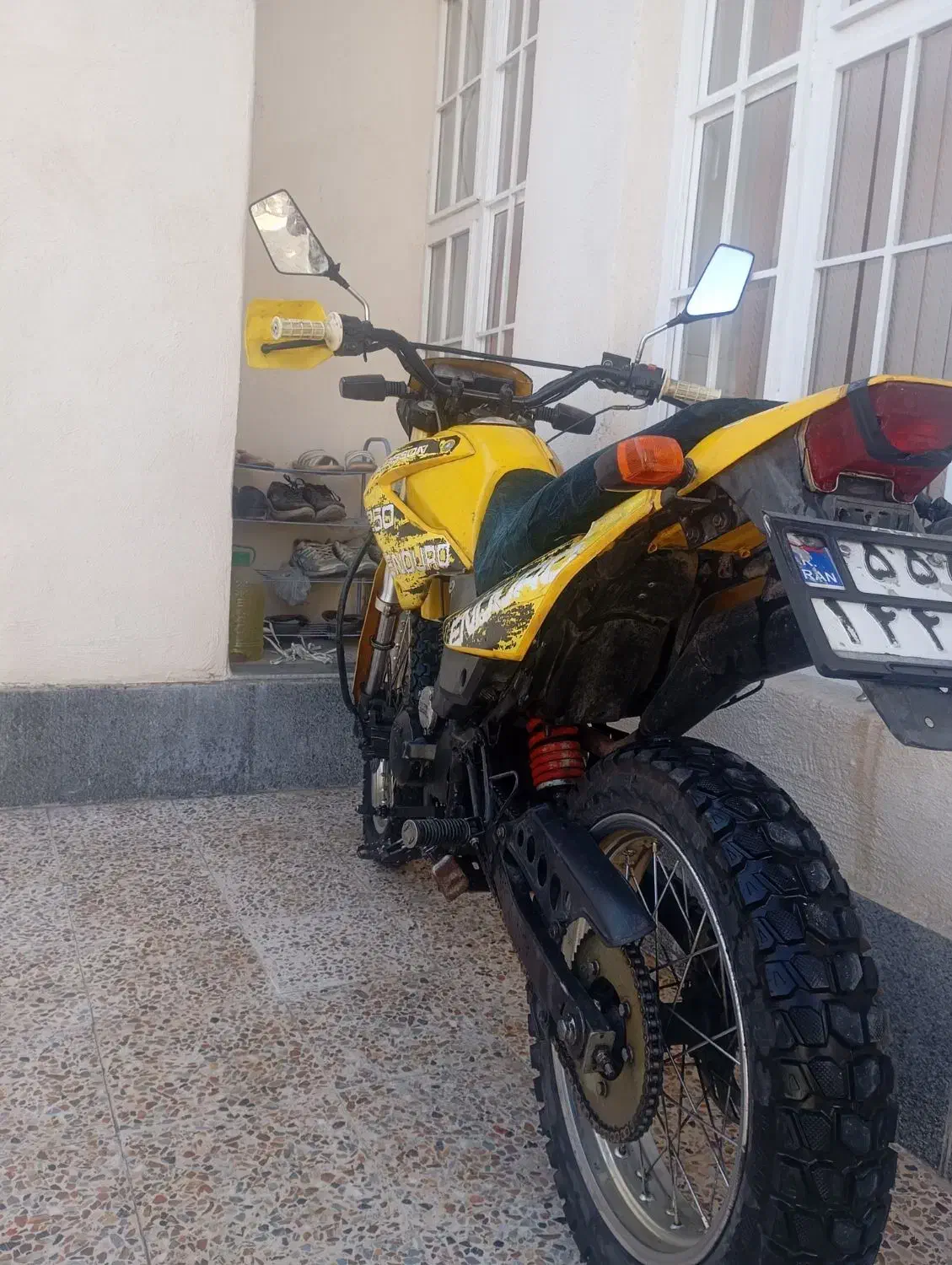 موتور تریل ۲۰۰ آفرودی در حد|موتورسیکلت|شیراز, شهرک ترکان|دیوار