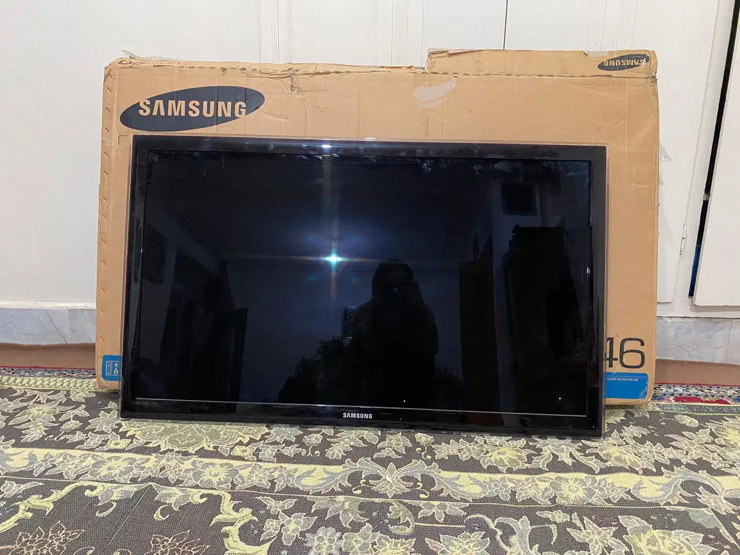 تلویزیون سامسونگ ۴۶ اینج  درحد نو سالم وتمیز|تلویزیون و پروژکتور|شاهین‌شهر, شهرک گلدیس|دیوار