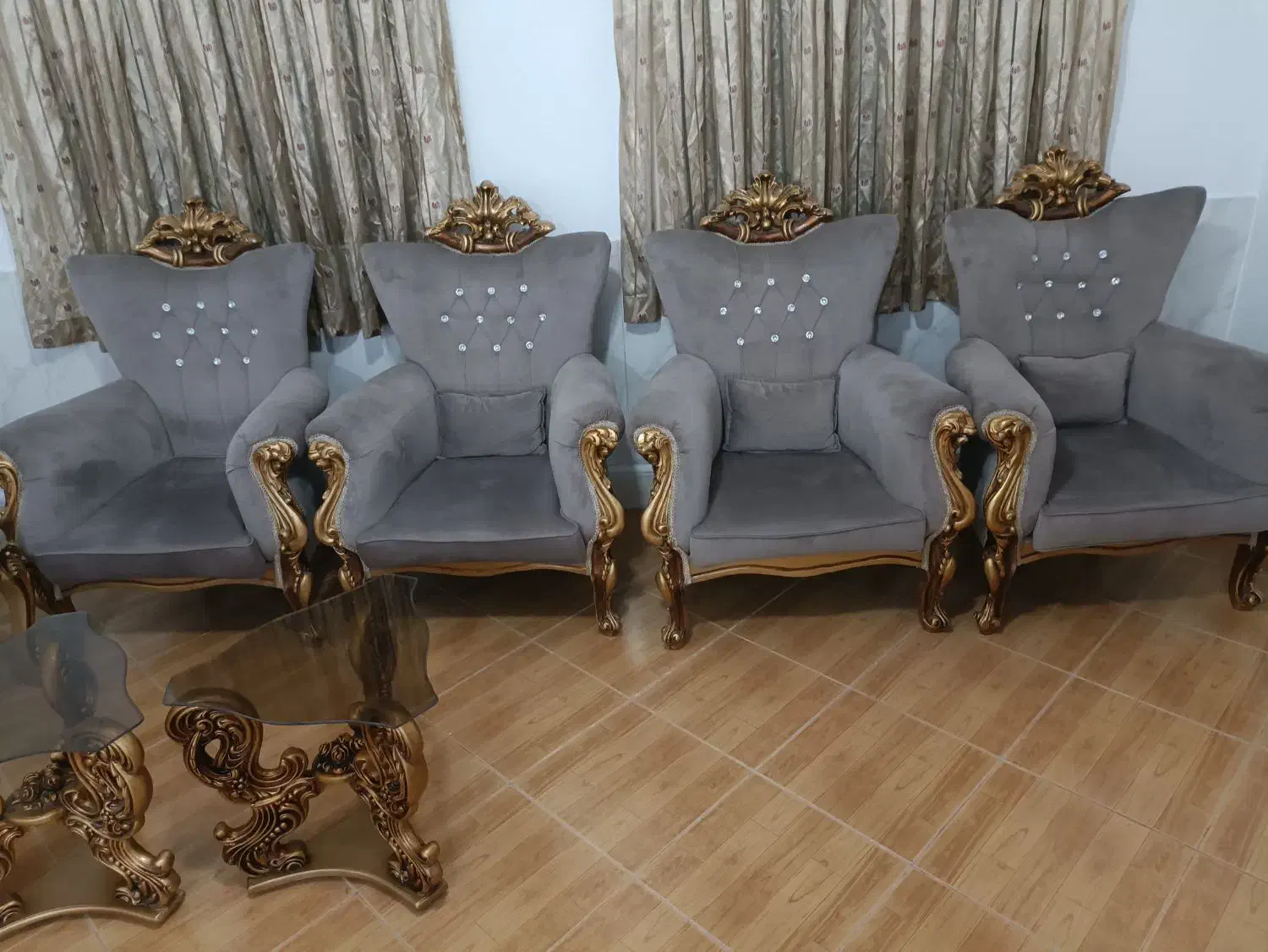 مبلمان سلطنتی استیل|مبلمان خانگی و میز عسلی|صباشهر, |دیوار