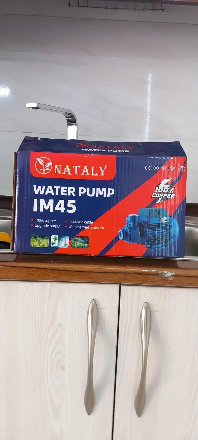 پمپ آب نو همراه با اتوماتیک|مصالح و تجهیزات ساختمان|برخوار, |دیوار