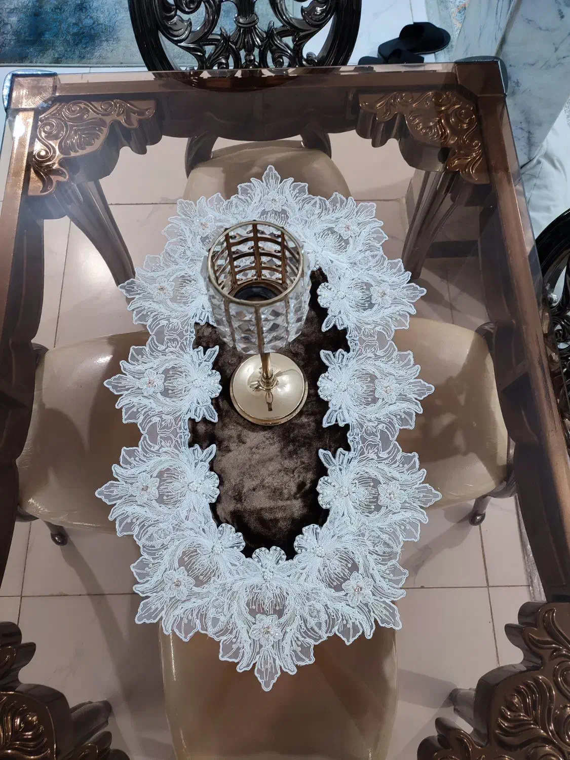 رومیزی کلبه|پرده، رانر، رومیزی|قم, نیروگاه|دیوار