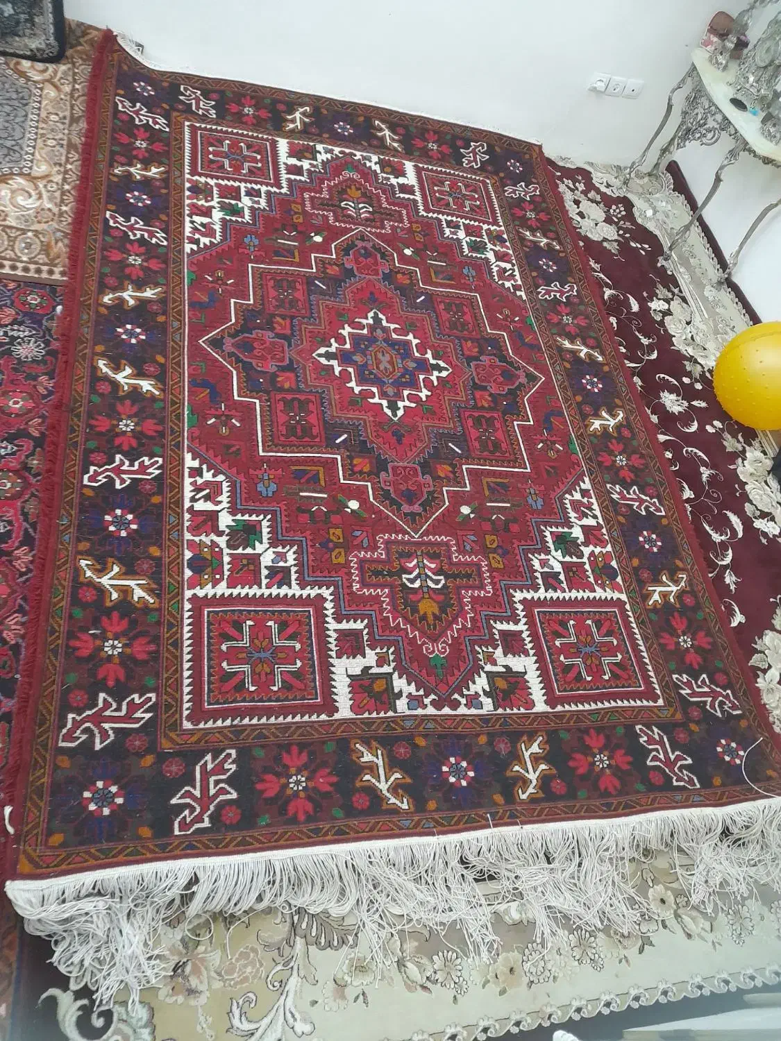 فرش چشمه وزان|فرش|اهر, |دیوار