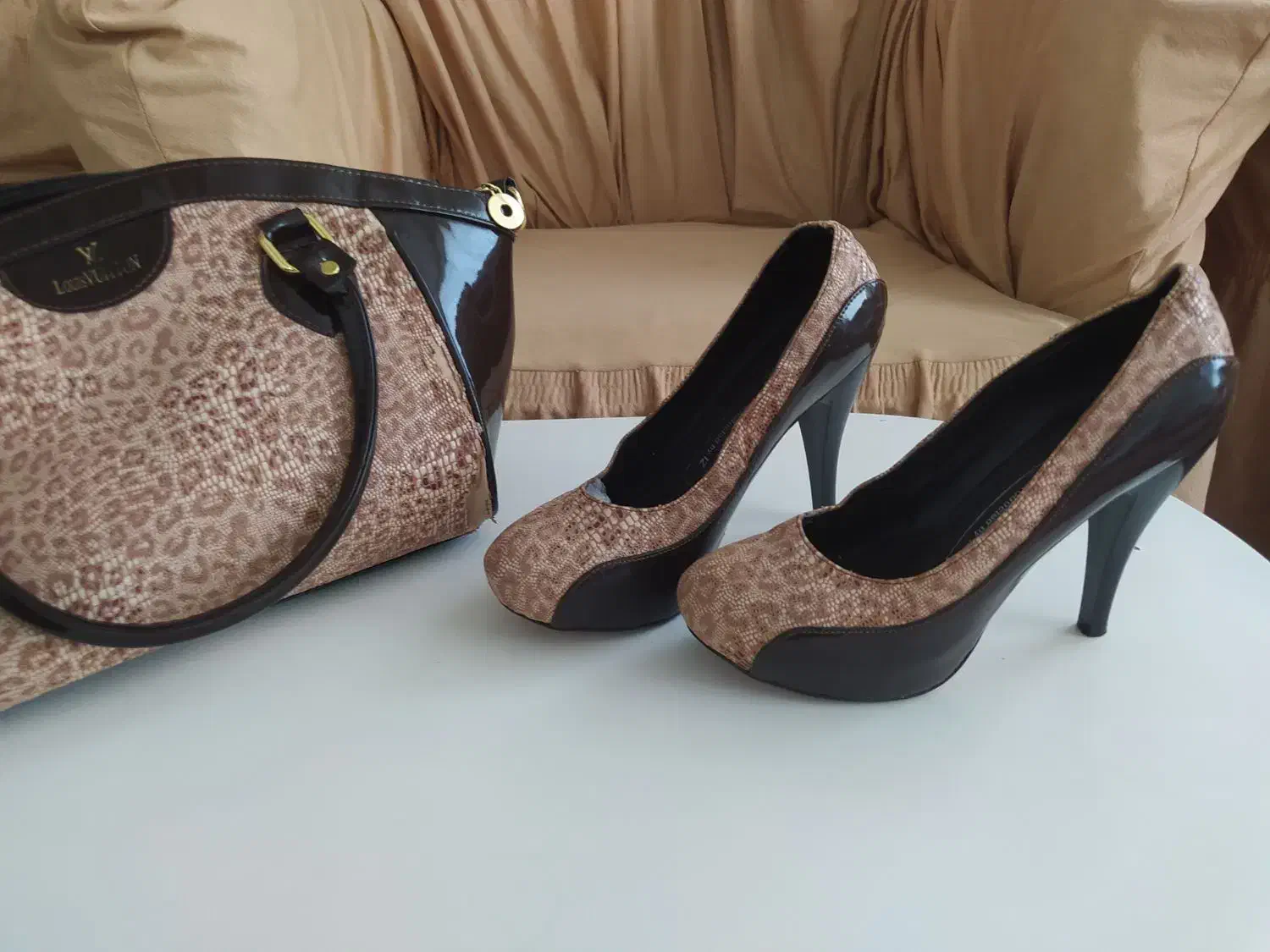 ست کیف و کفش سایز۳۷/۳۸|کیف، کفش، کمربند|سهند, |دیوار