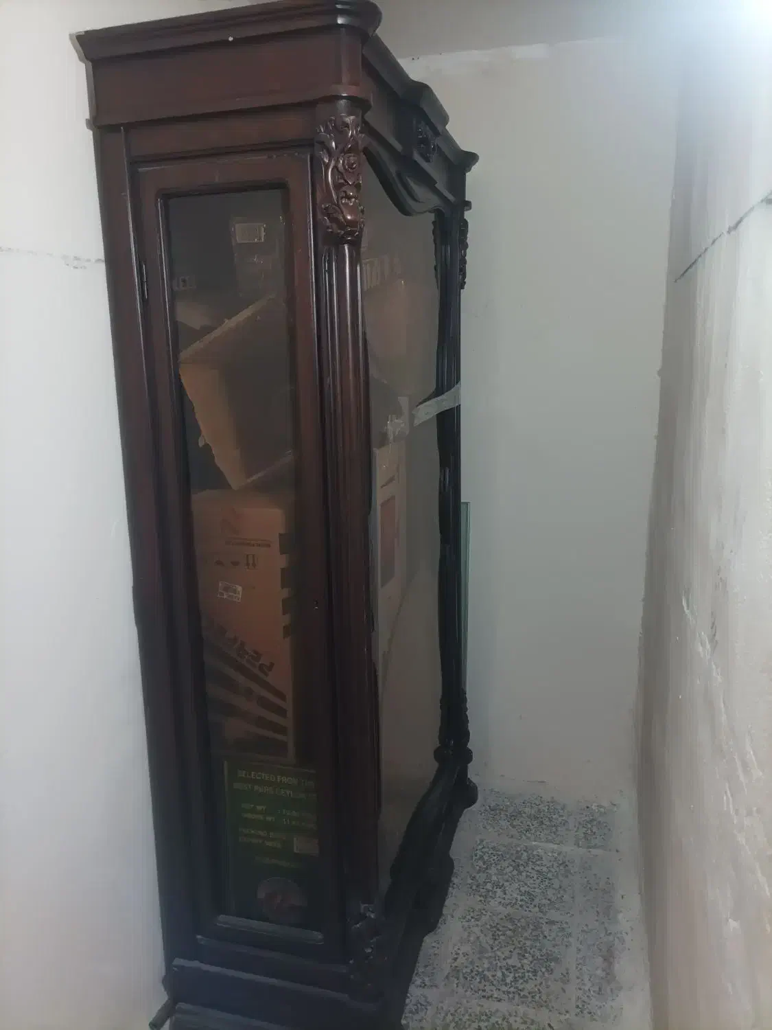 ویترین چوبی|بوفه، ویترین، کنسول|فولادشهر, مسکن مهر فولادشهر|دیوار