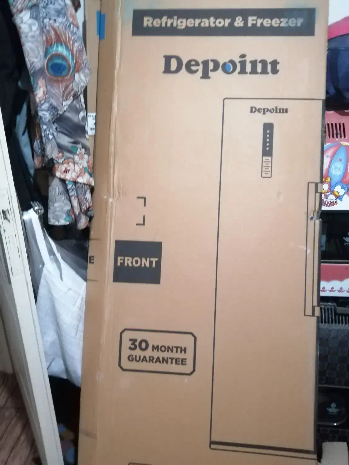 کارتن یخچال دوقلو دیپوینت نوکارت|ابزارآلات|قدس, شهرقدس|دیوار