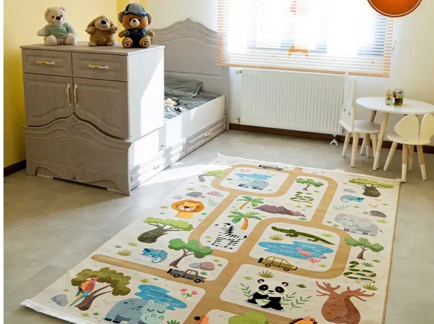 فرش کودک|فرش|اقبالیه, |دیوار